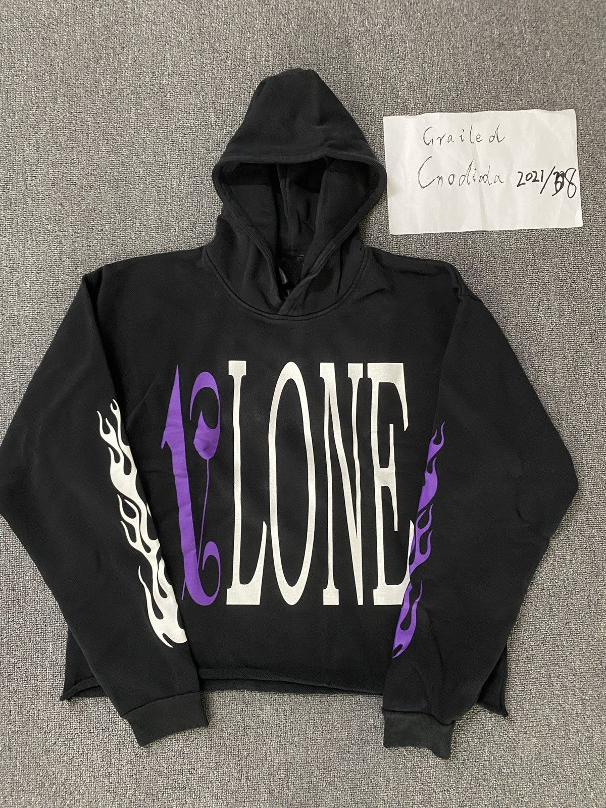 Vlone hoodie best sale palm angels