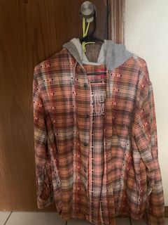 Supreme Hooded Flannel | Grailed