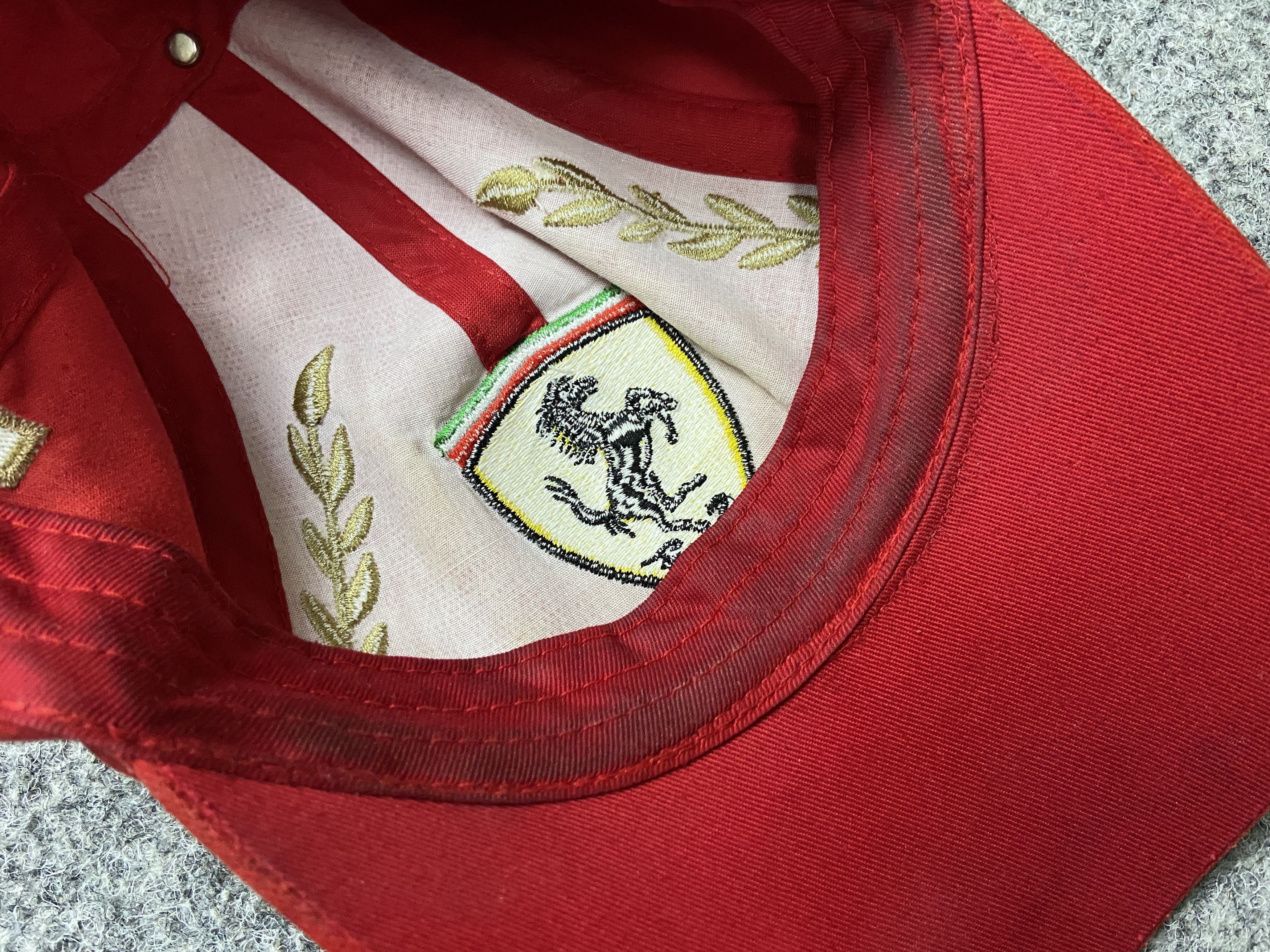 Ferrari × Vintage Vintage Ferrari Hat Size ONE SIZE - 7 Thumbnail