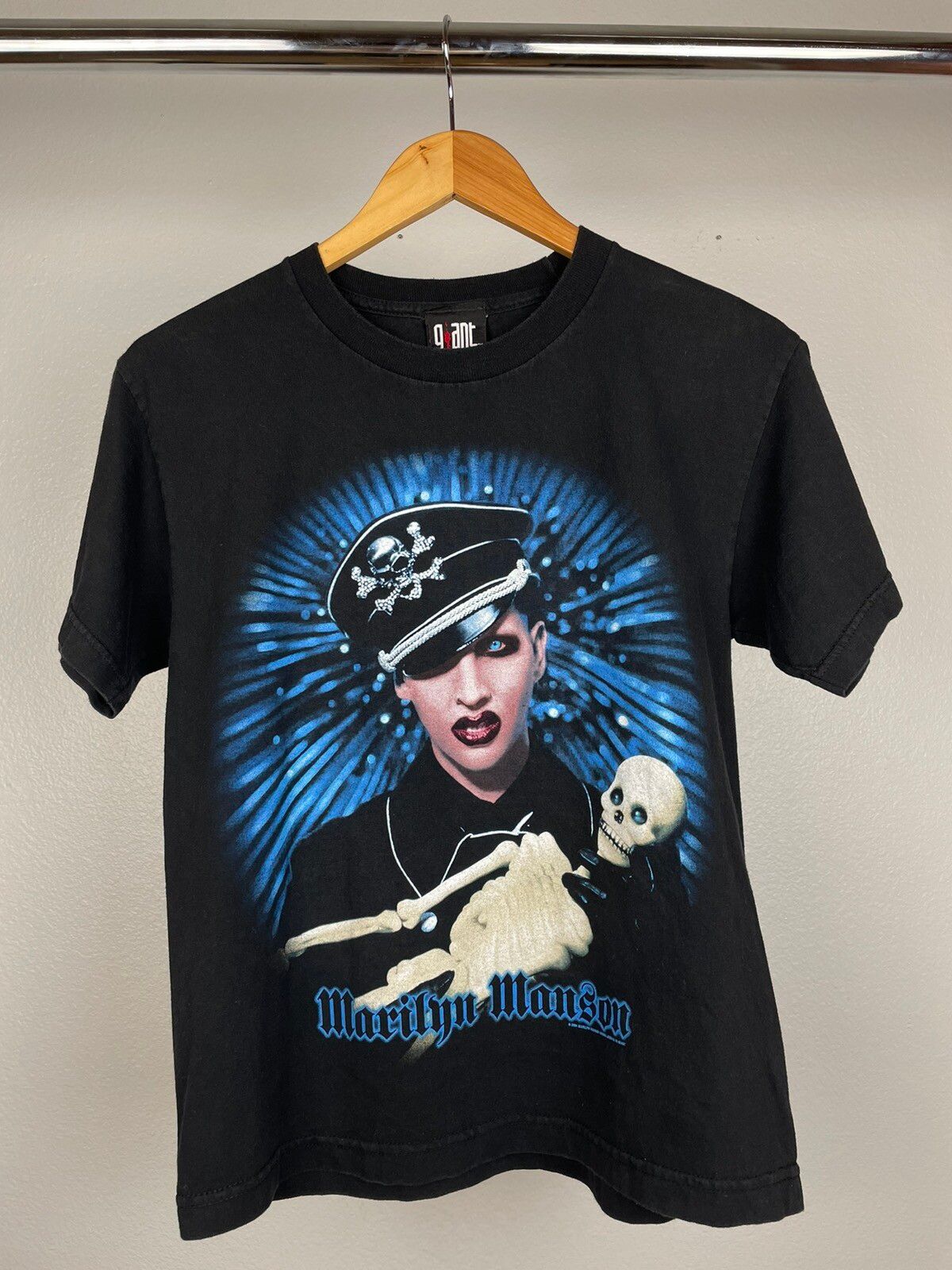 Vintage 2004 Marilyn Manson Baby Skeleton T-shirt | Grailed