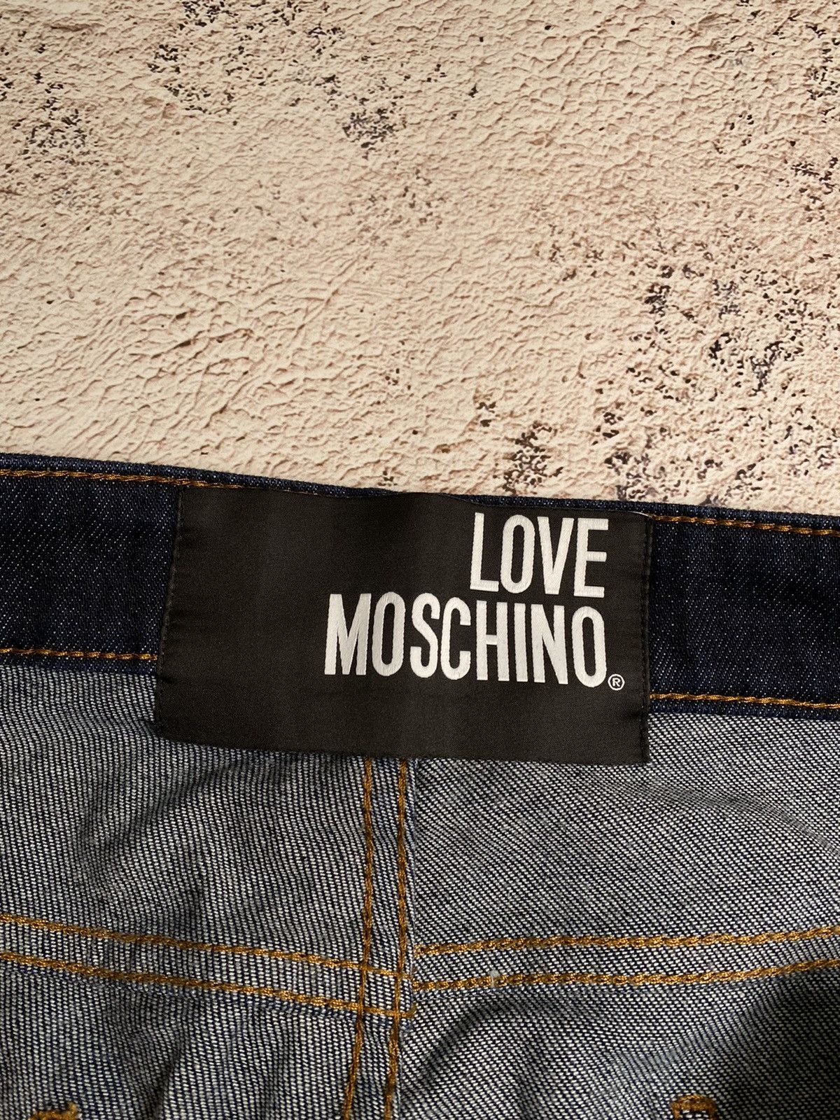 Moschino Love Moschino Men Jeans SLIM FIT Y2K Size US 34 / EU 50 - 3 Thumbnail