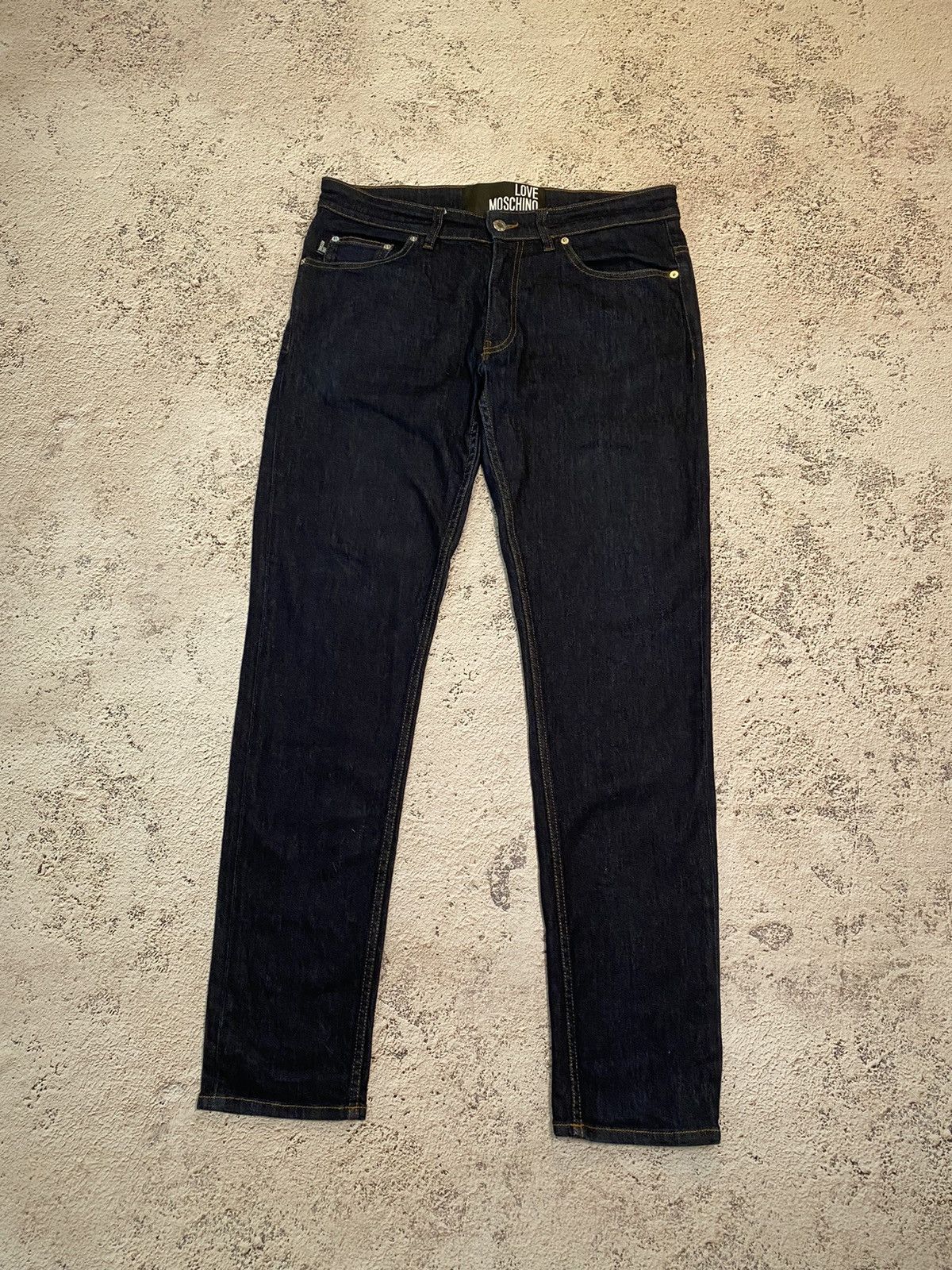 Moschino Love Moschino Men Jeans SLIM FIT Y2K Size US 34 / EU 50 - 4 Thumbnail