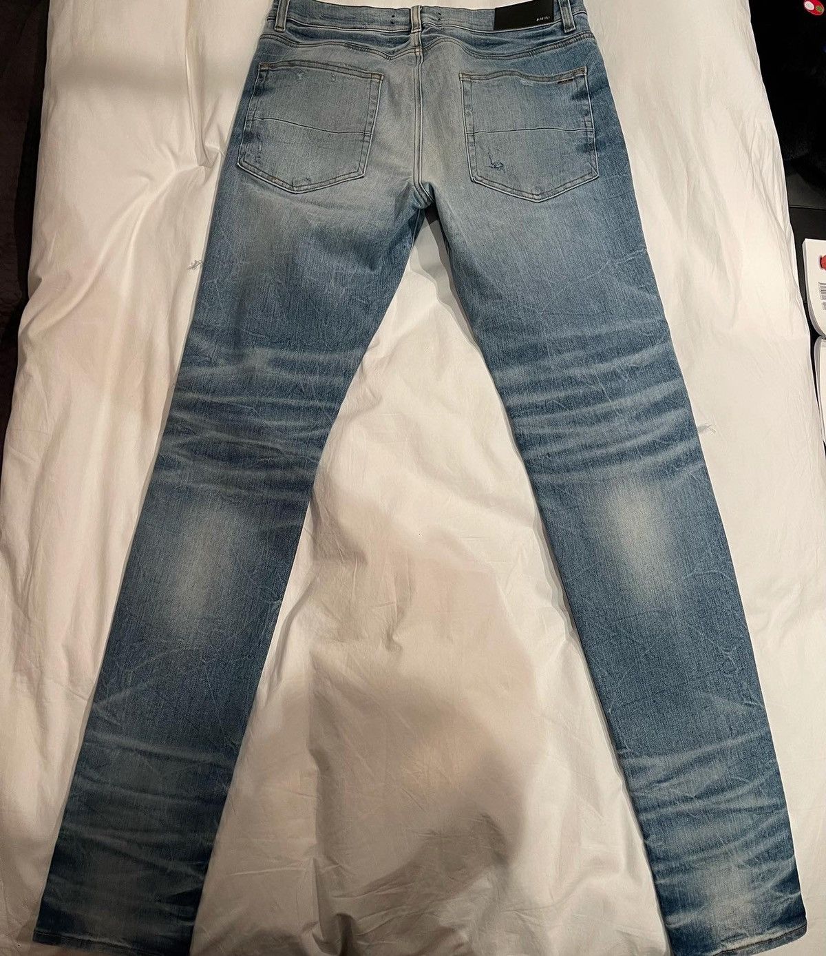 Amiri Amiri Crystal Music Notes blue Denim Jeans Size US 34 / EU 50 - 2 Thumbnail