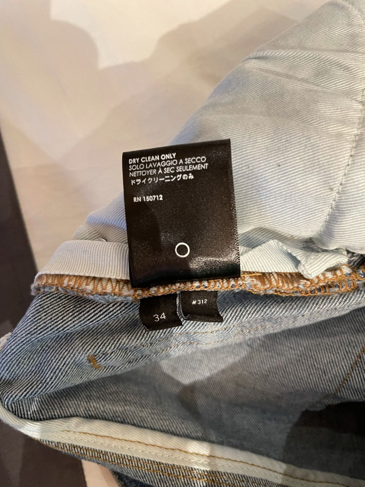 Amiri Amiri Crystal Music Notes blue Denim Jeans Size US 34 / EU 50 - 6 Thumbnail