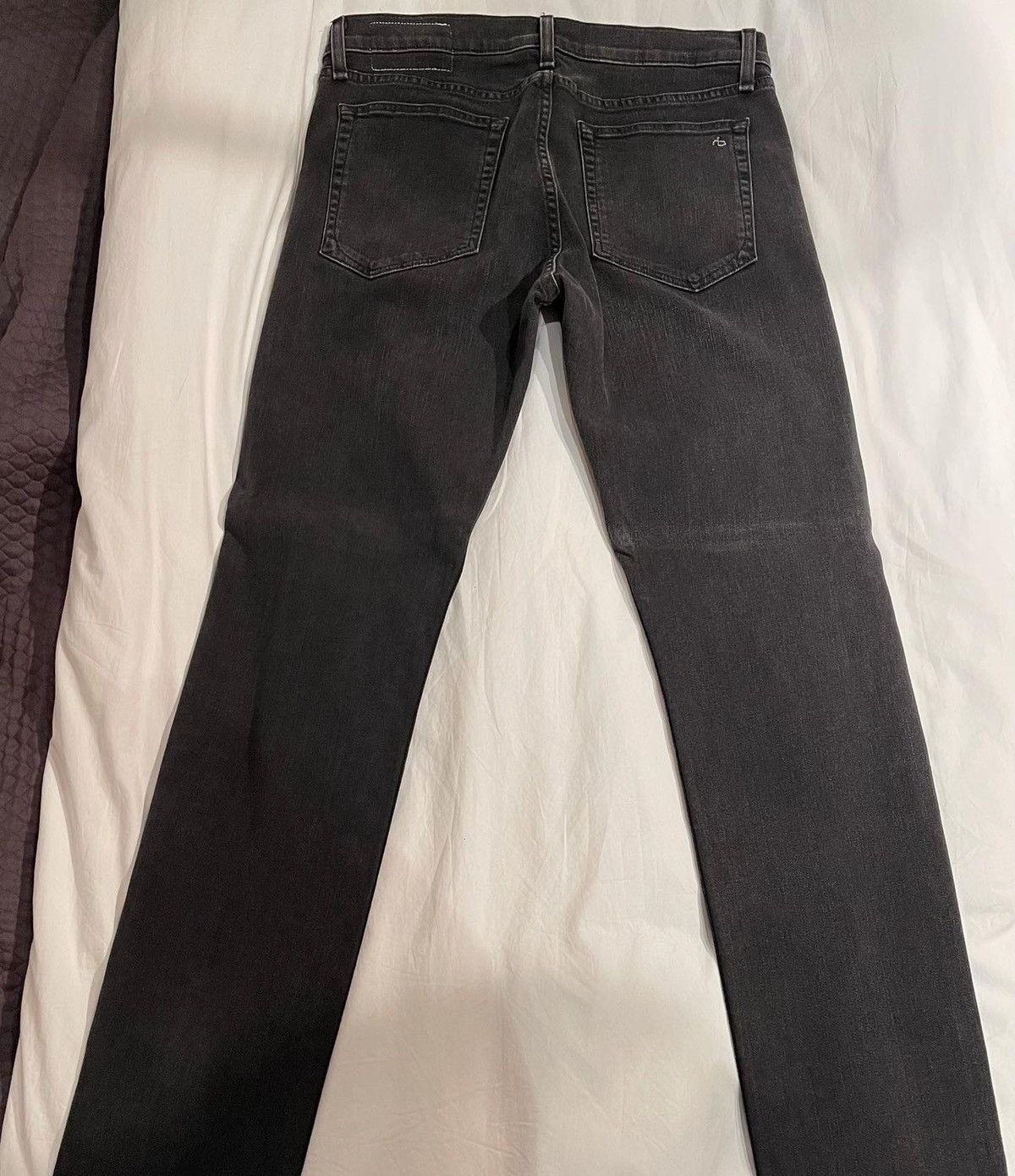 Rag & Bone Rag & Bone grey Rock Denim Jeans Size US 34 / EU 50 - 2 Thumbnail
