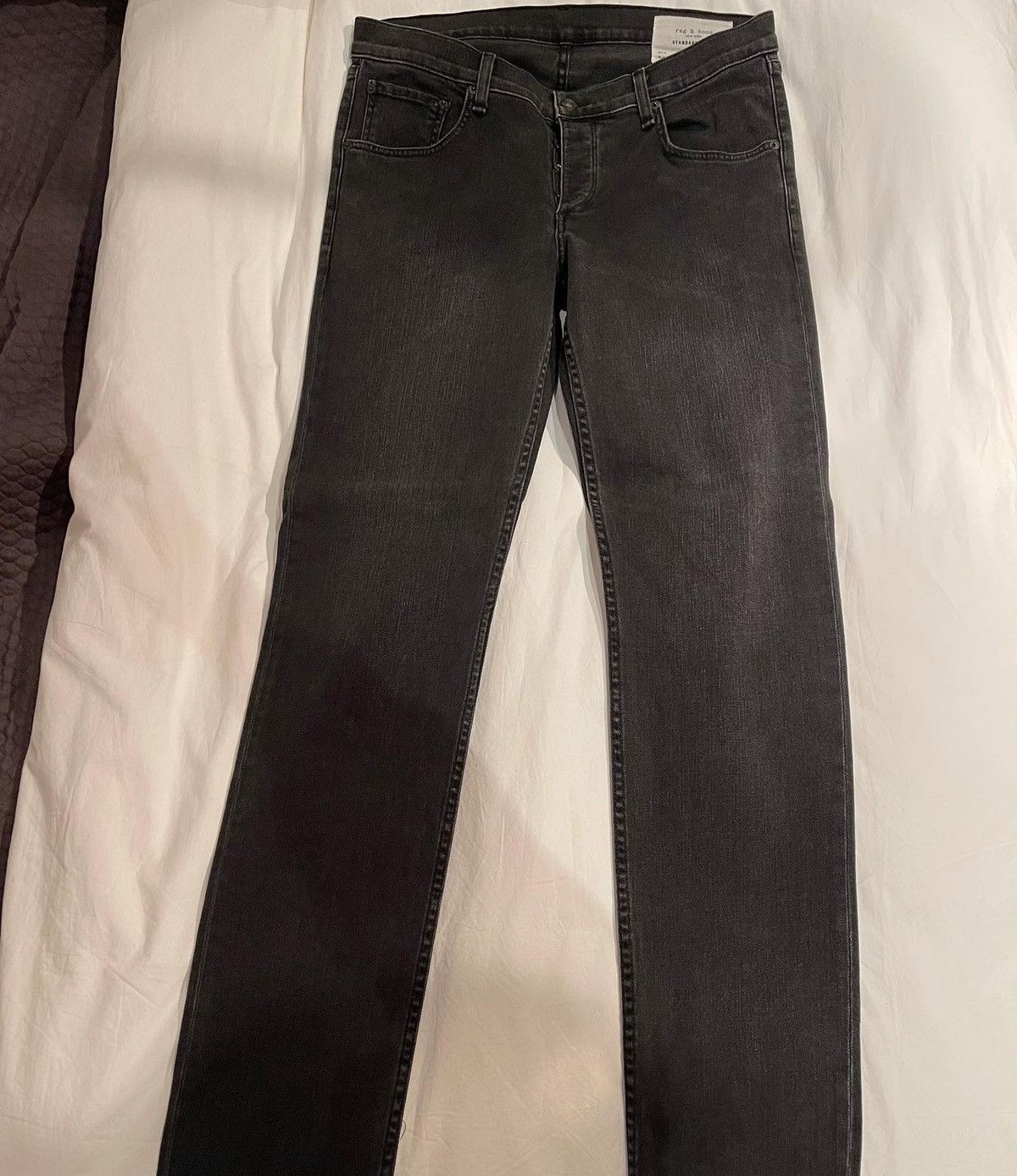 Rag & Bone Rag & Bone grey Rock Denim Jeans Size US 34 / EU 50 - 1 Thumbnail