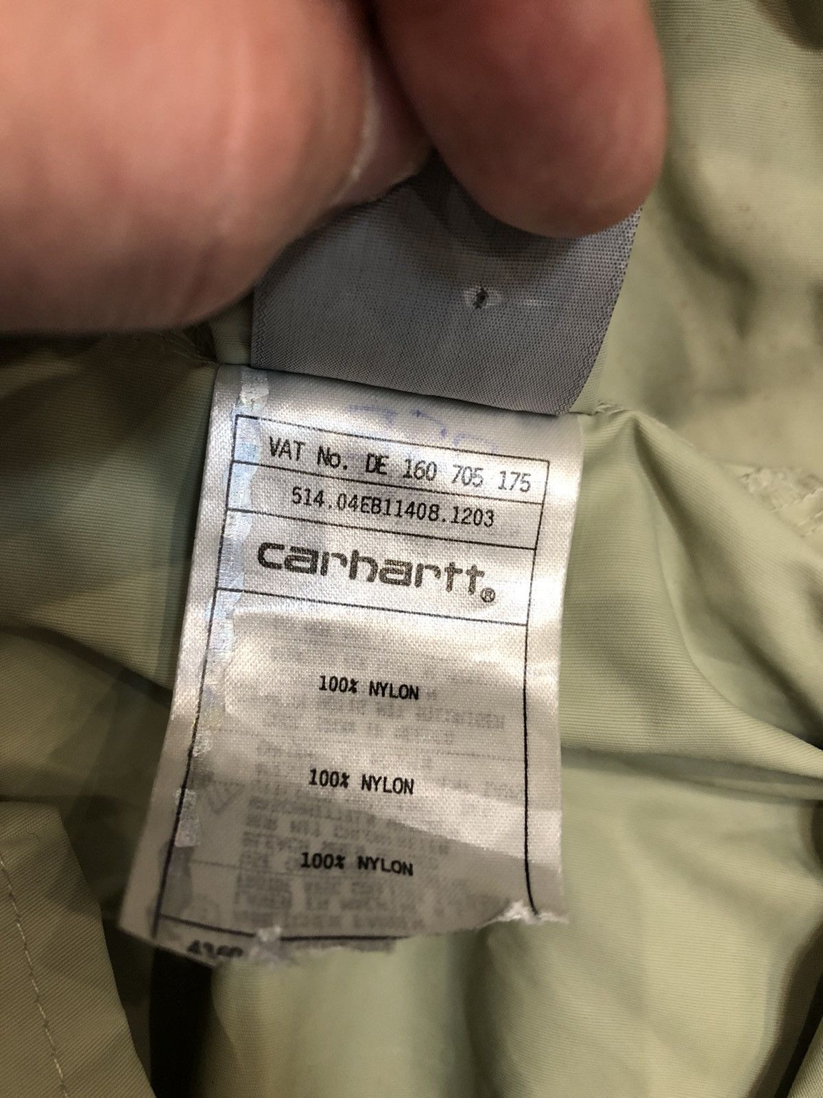 Carhartt × Vintage Y2K Carhartt Vintage nylon anorak jacket Size US S / EU 44-46 / 1 - 3 Thumbnail