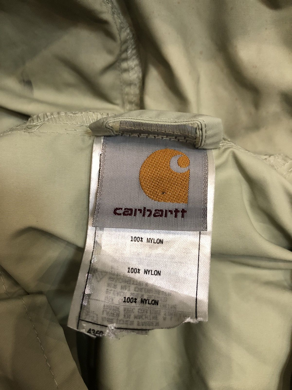 Carhartt × Vintage Y2K Carhartt Vintage nylon anorak jacket Size US S / EU 44-46 / 1 - 2 Thumbnail