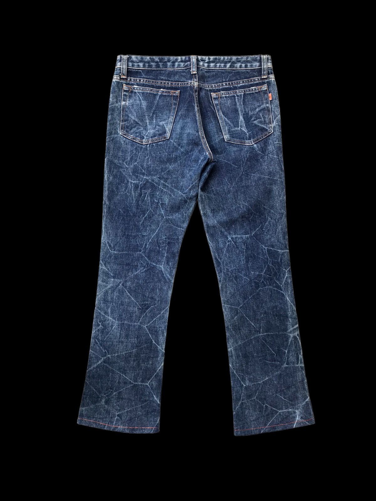 If Six Was Nine BOOTCUT⚡Sweet Camel Distressed 3D Water Denim Jeans Pants Size 28" / US 6 / IT 42 - 5 Thumbnail