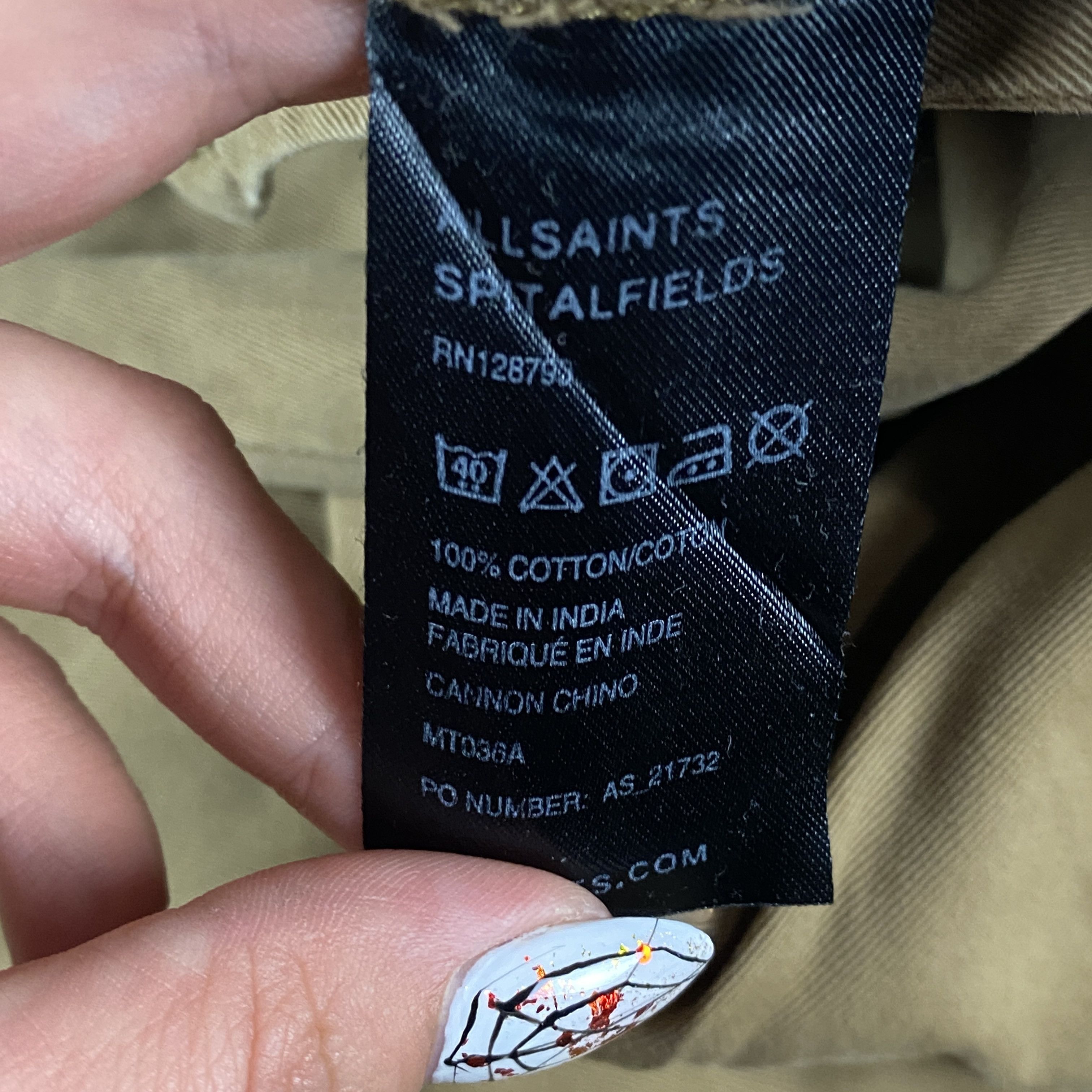 Allsaints Mens Chinos Pants Allsaints Size 32 Size US 32 / EU 48 - 9 Thumbnail