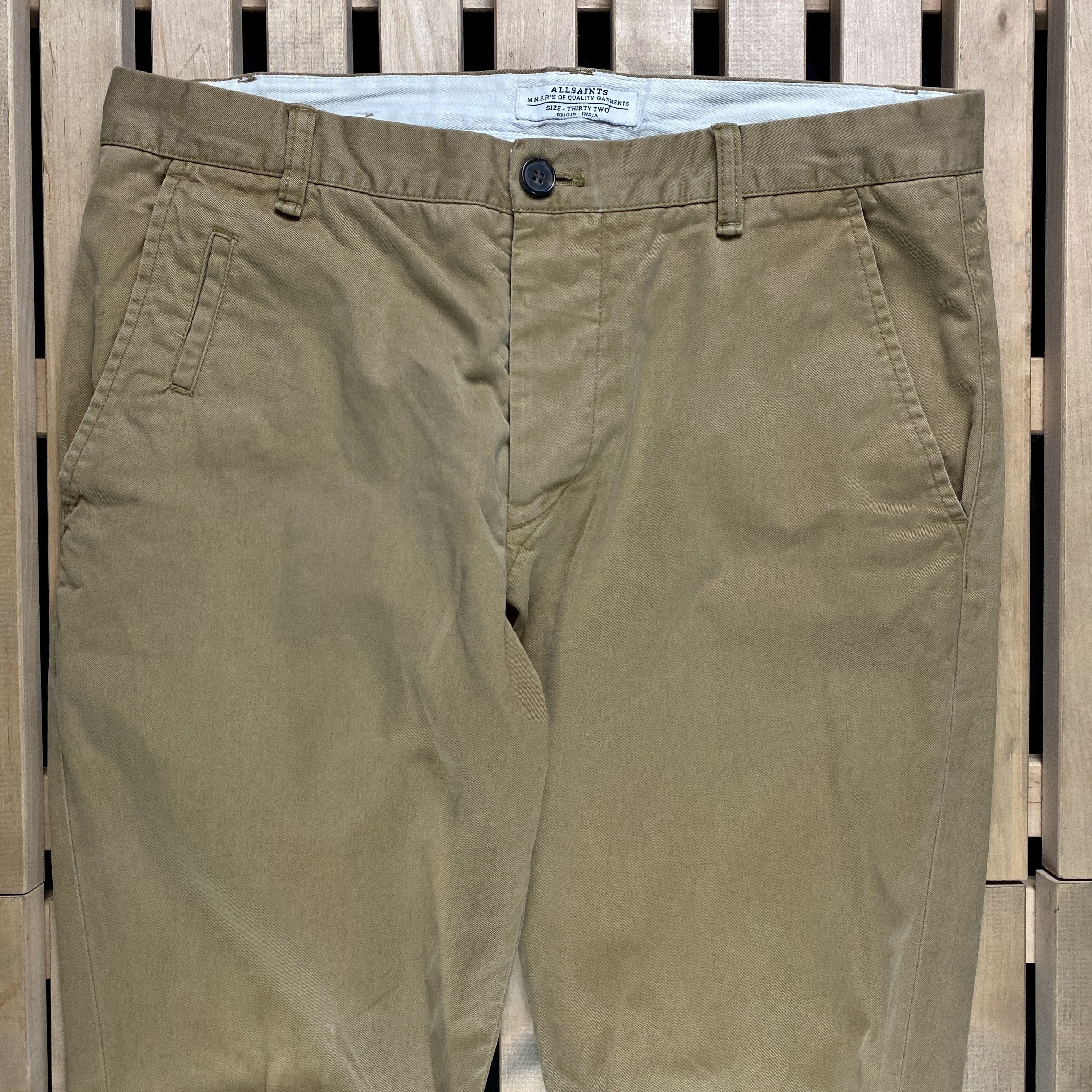 Allsaints Mens Chinos Pants Allsaints Size 32 Size US 32 / EU 48 - 2 Thumbnail