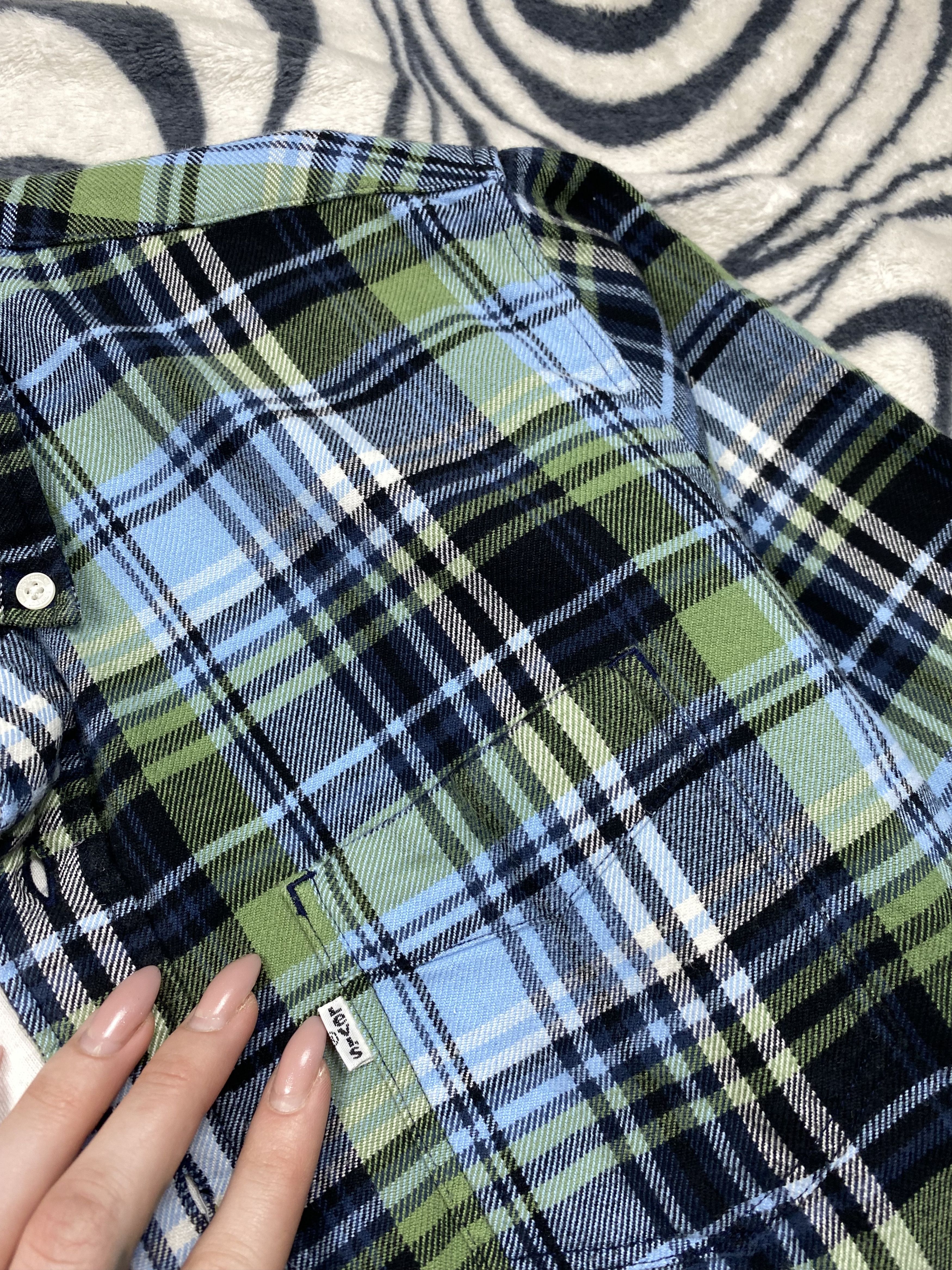 Levi's Levi's Mens Flannel Plaid Shirt Size US M / EU 48-50 / 2 - 3 Thumbnail