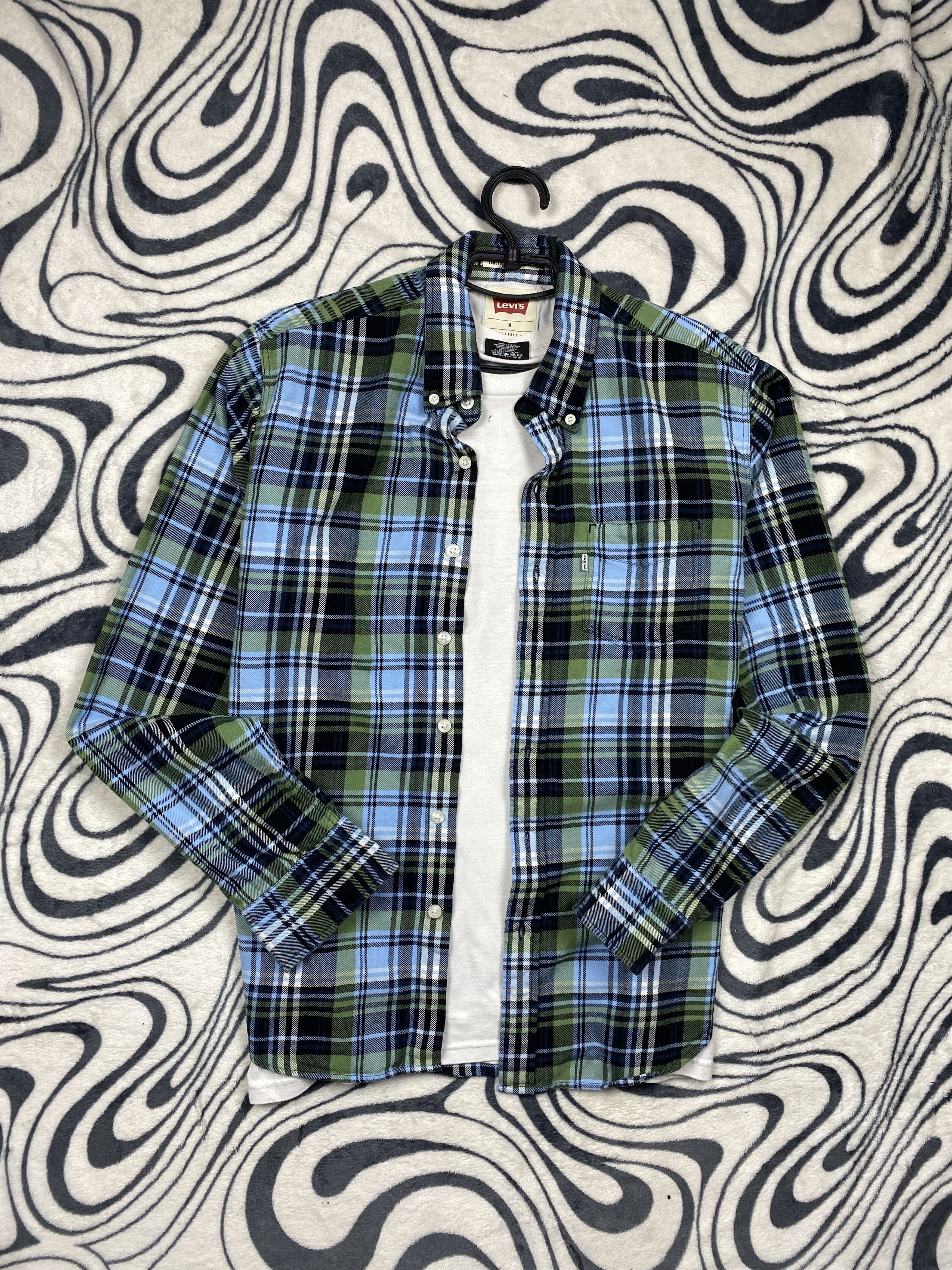Levi's Levi's Mens Flannel Plaid Shirt Size US M / EU 48-50 / 2 - 1 Thumbnail