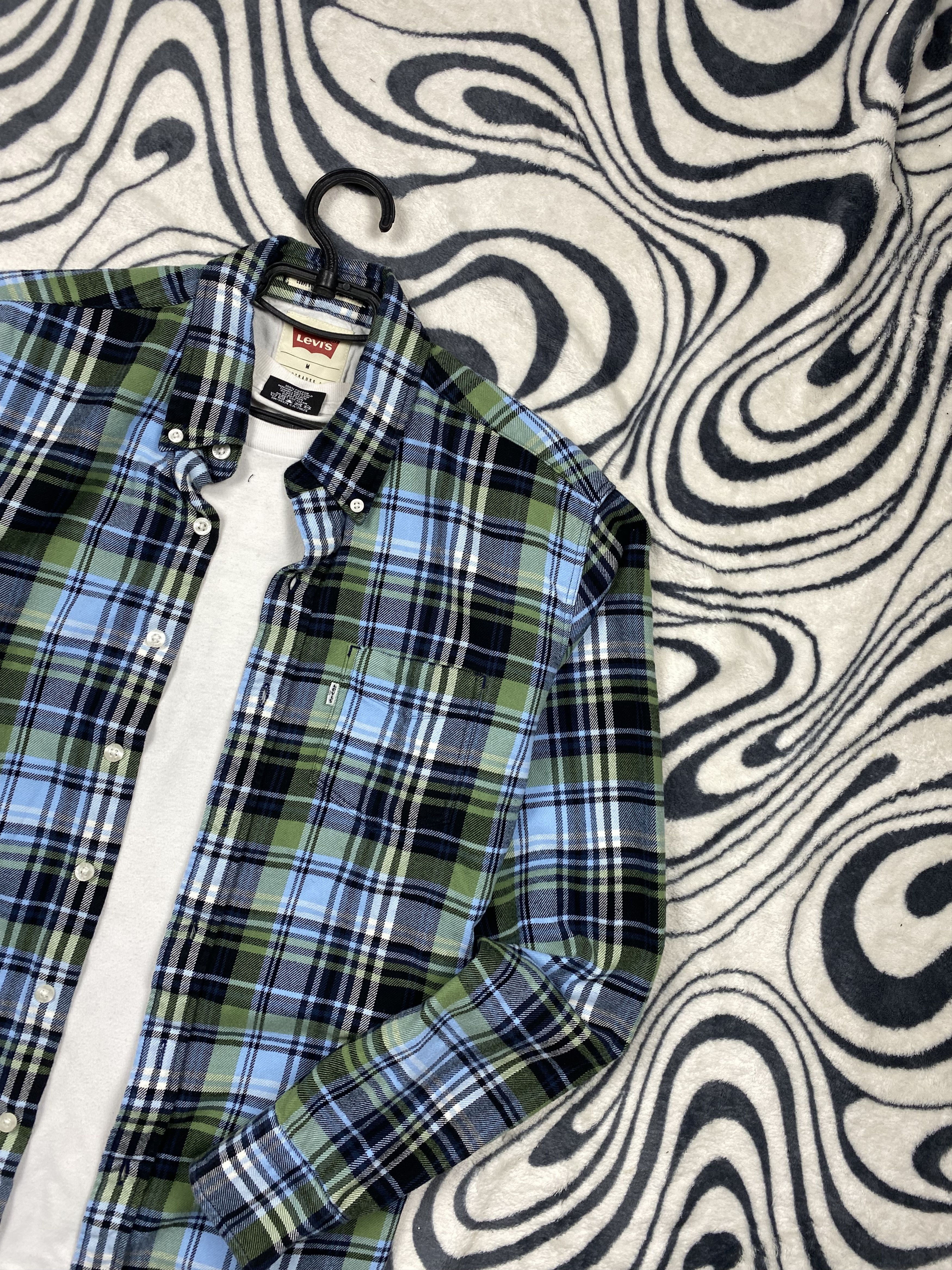 Levi's Levi's Mens Flannel Plaid Shirt Size US M / EU 48-50 / 2 - 2 Thumbnail
