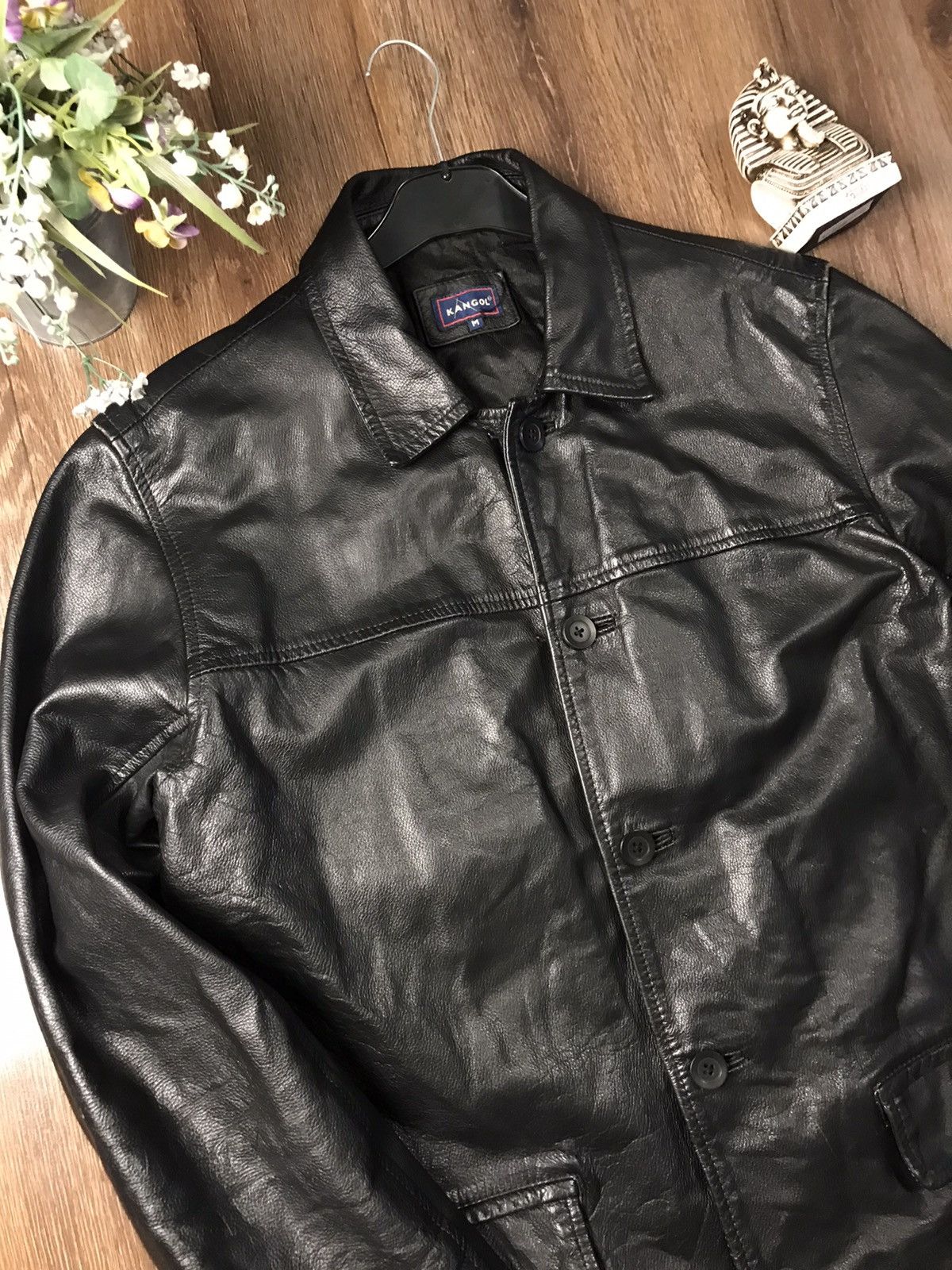 Kangol × Vintage Rare Vintage Kangol Leather Jacket Size US M / EU 48-50 / 2 - 6 Thumbnail