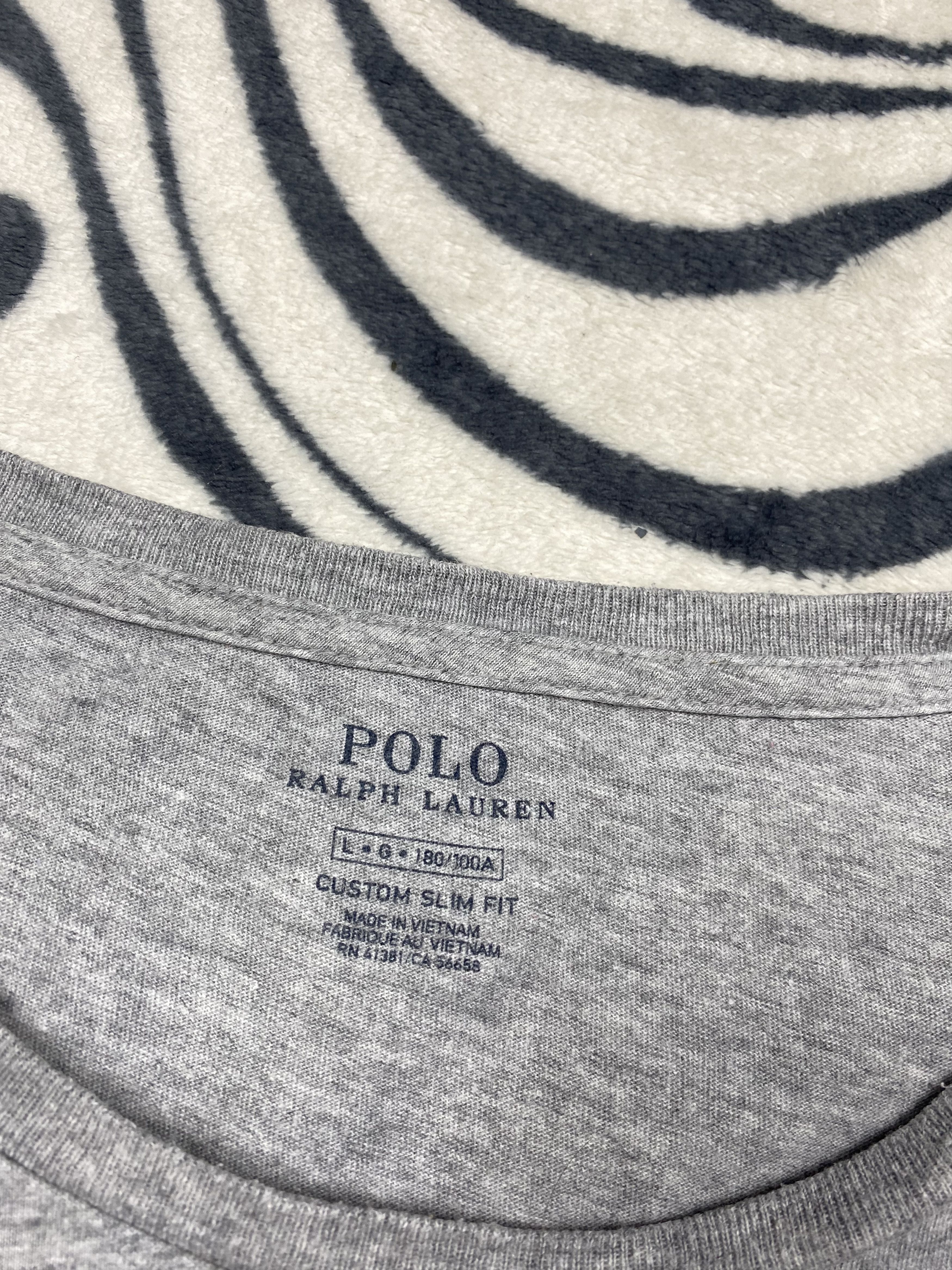 Polo Ralph Lauren × Ralph Lauren × Vintage Polo Ralph Lauren USA Mens T-Shirt Tee Size US L / EU 52-54 / 3 - 4 Thumbnail