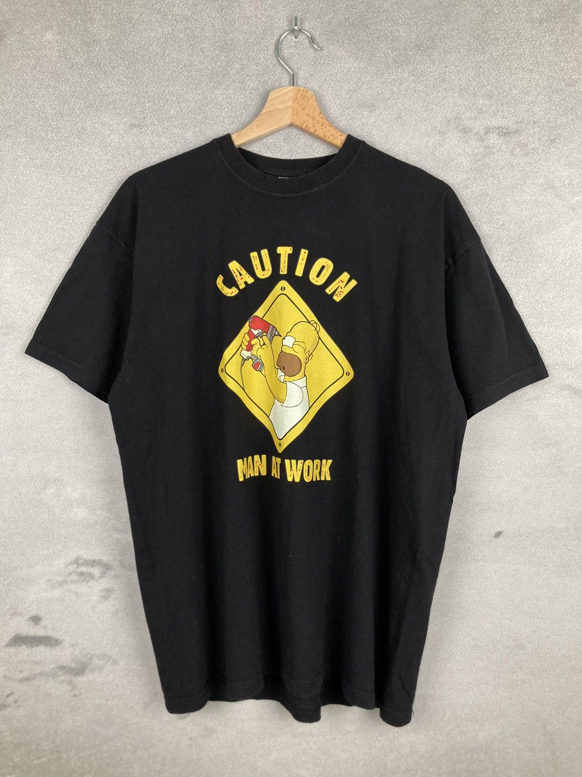 Cartoon Network Vintage The Simpsons Homer Movie Cartoon Graphic Shirt Size US L / EU 52-54 / 3 - 1 Thumbnail