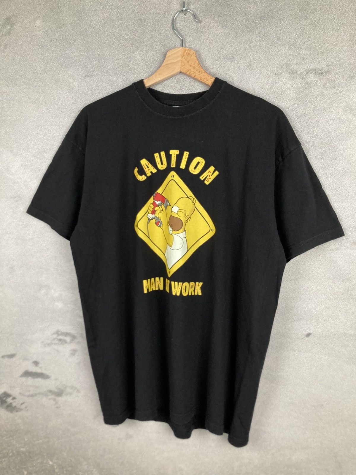 Cartoon Network Vintage The Simpsons Homer Movie Cartoon Graphic Shirt Size US L / EU 52-54 / 3 - 2 Thumbnail