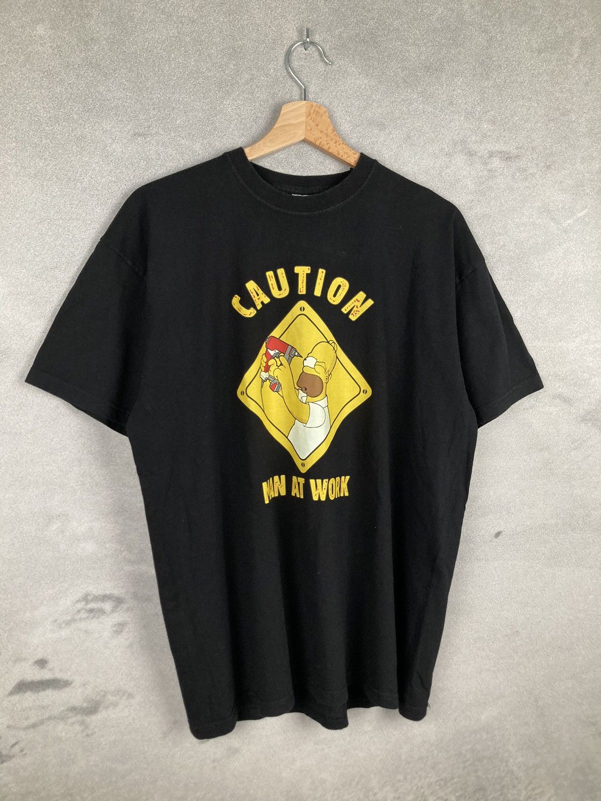 Cartoon Network Vintage The Simpsons Homer Movie Cartoon Graphic Shirt Size US L / EU 52-54 / 3 - 3 Thumbnail
