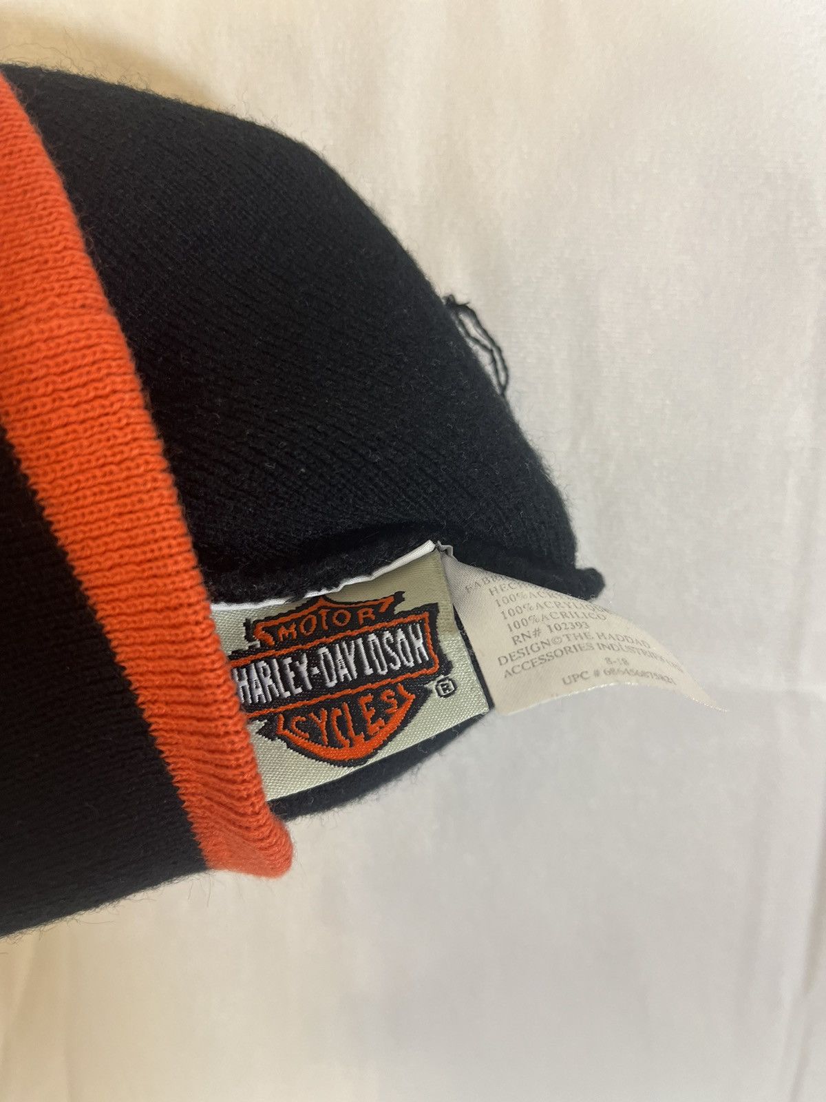 Harley Davidson Knit Acrylic Motorcycle Beanie Hat Size ONE SIZE - 3 Thumbnail