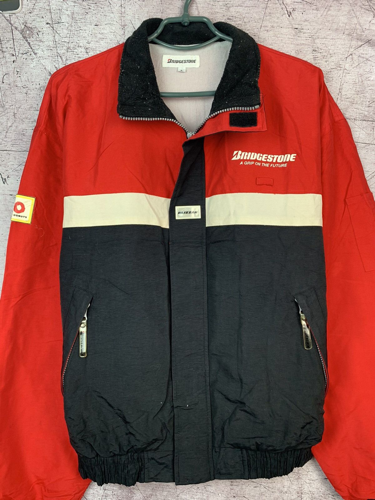 Vintage Vintage Bridgestone Motorsports Logo Bomber Size US L / EU 52-54 / 3 - 2 Thumbnail