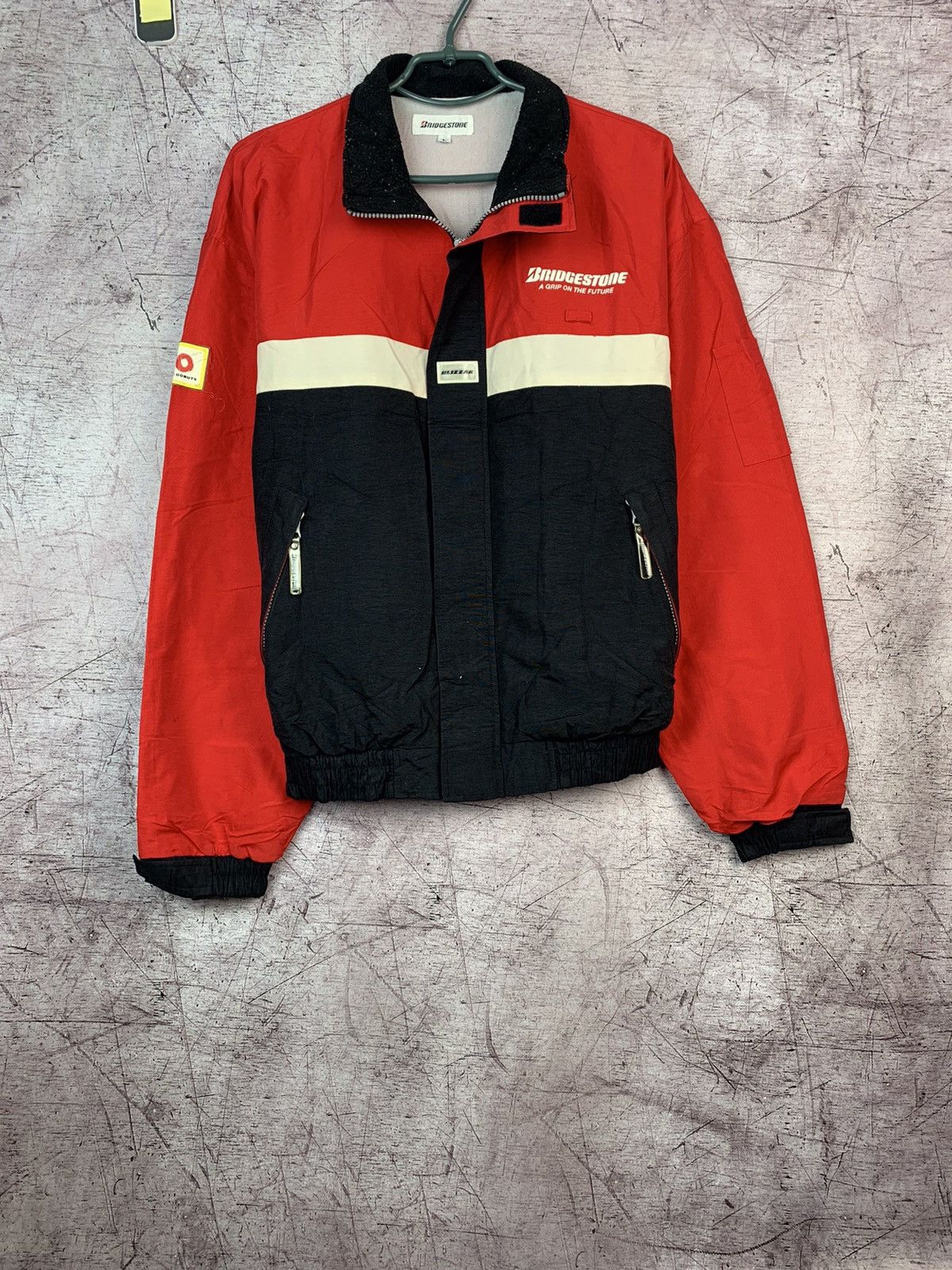 Vintage Vintage Bridgestone Motorsports Logo Bomber Size US L / EU 52-54 / 3 - 1 Thumbnail