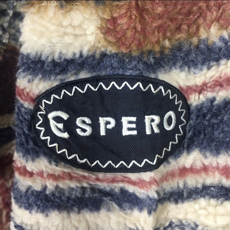 Japanese Brand Espero Fleece Hoodie Zipper Patchwork Kapital Design Size US M / EU 48-50 / 2 - 2 Thumbnail