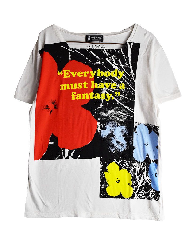 HYSTERIC GLAMOUR/ANDY WARHOLGraphic T-Shirt/11548-0119 82.7