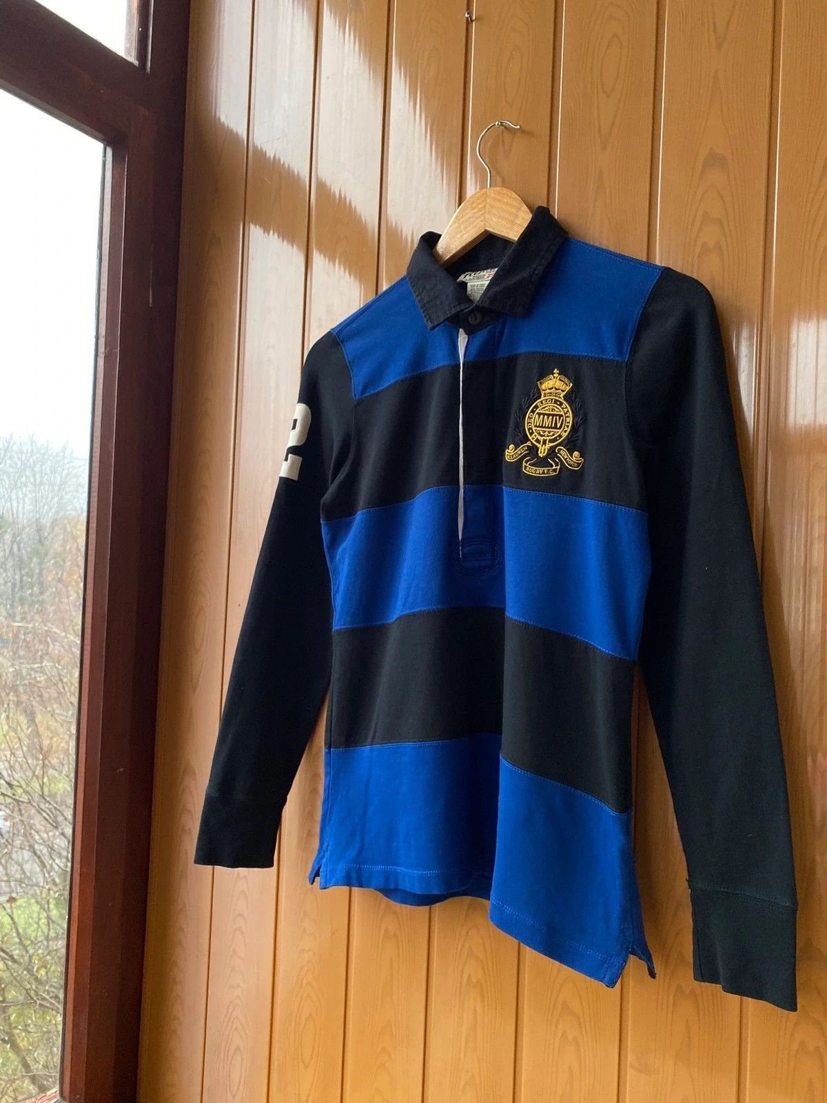 Rugby Ralph Lauren Vintage Ralph Lauren Rugby Polo R.L. Rugby Polo Sweatshirt Size US S / EU 44-46 / 1 - 1 Thumbnail