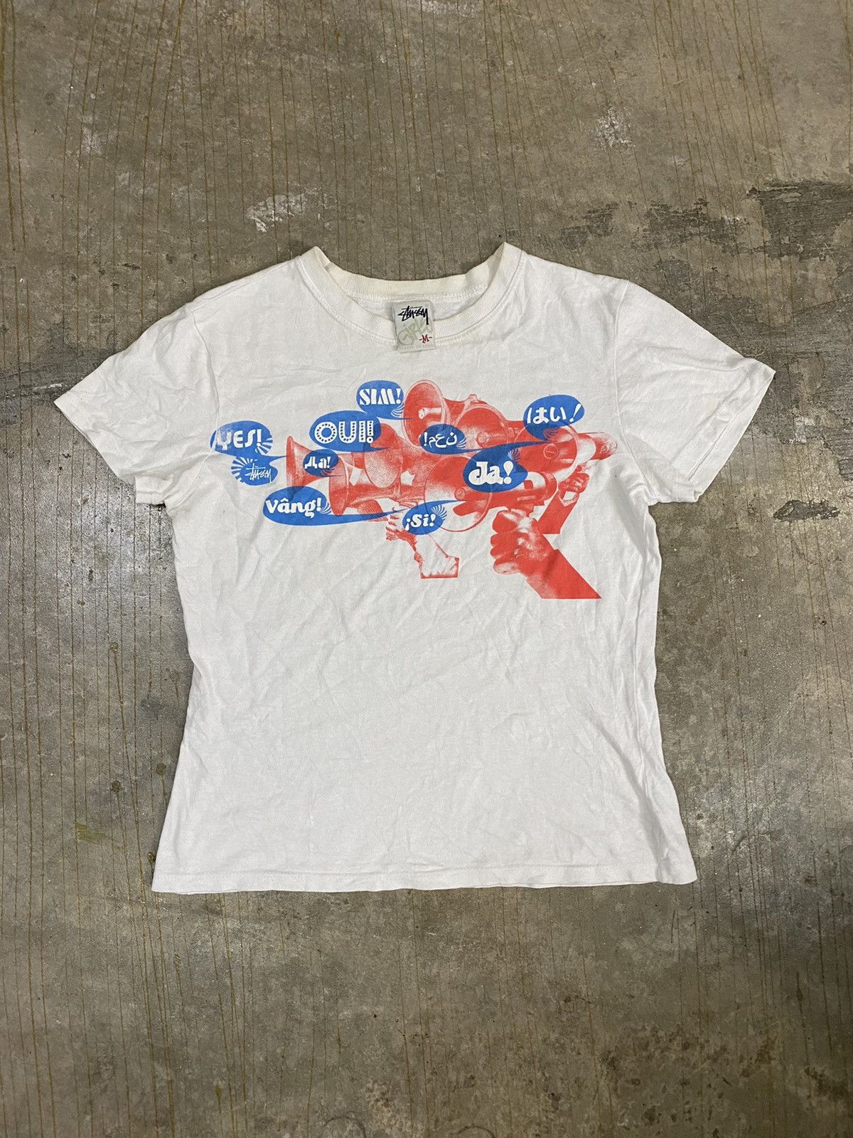 Stussy × Vintage Vintage Stussy Brent Rollin tee Size S / US 4 / IT 40 - 2 Thumbnail