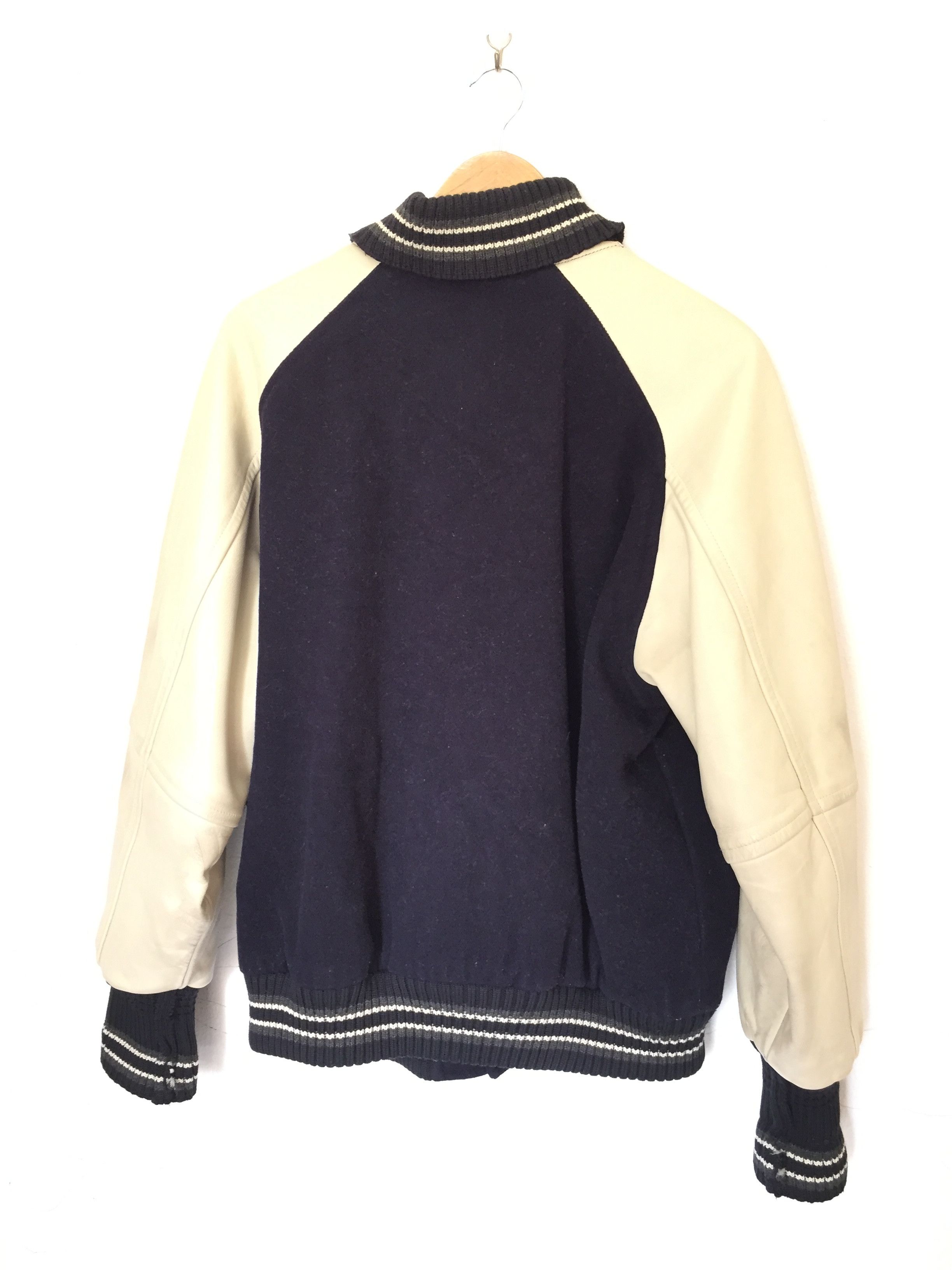 Japanese Brand 90's Classic game varsity leather jacket Size US L / EU 52-54 / 3 - 8 Thumbnail