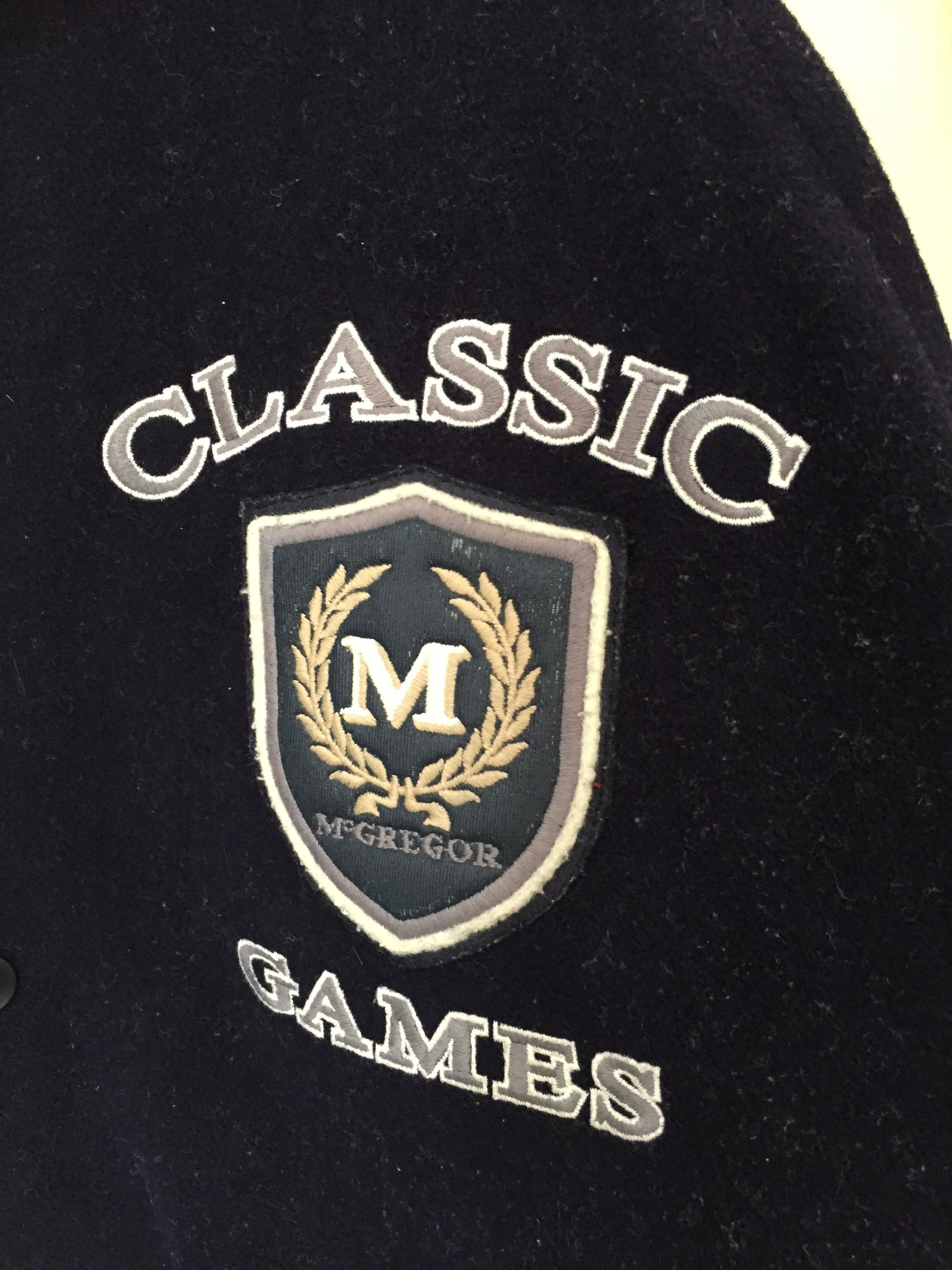 Japanese Brand 90's Classic game varsity leather jacket Size US L / EU 52-54 / 3 - 5 Thumbnail