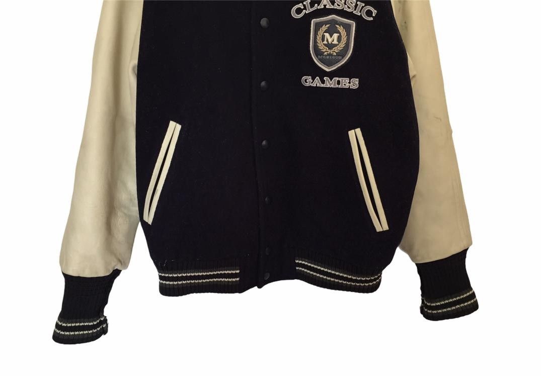 Japanese Brand 90's Classic game varsity leather jacket Size US L / EU 52-54 / 3 - 4 Thumbnail