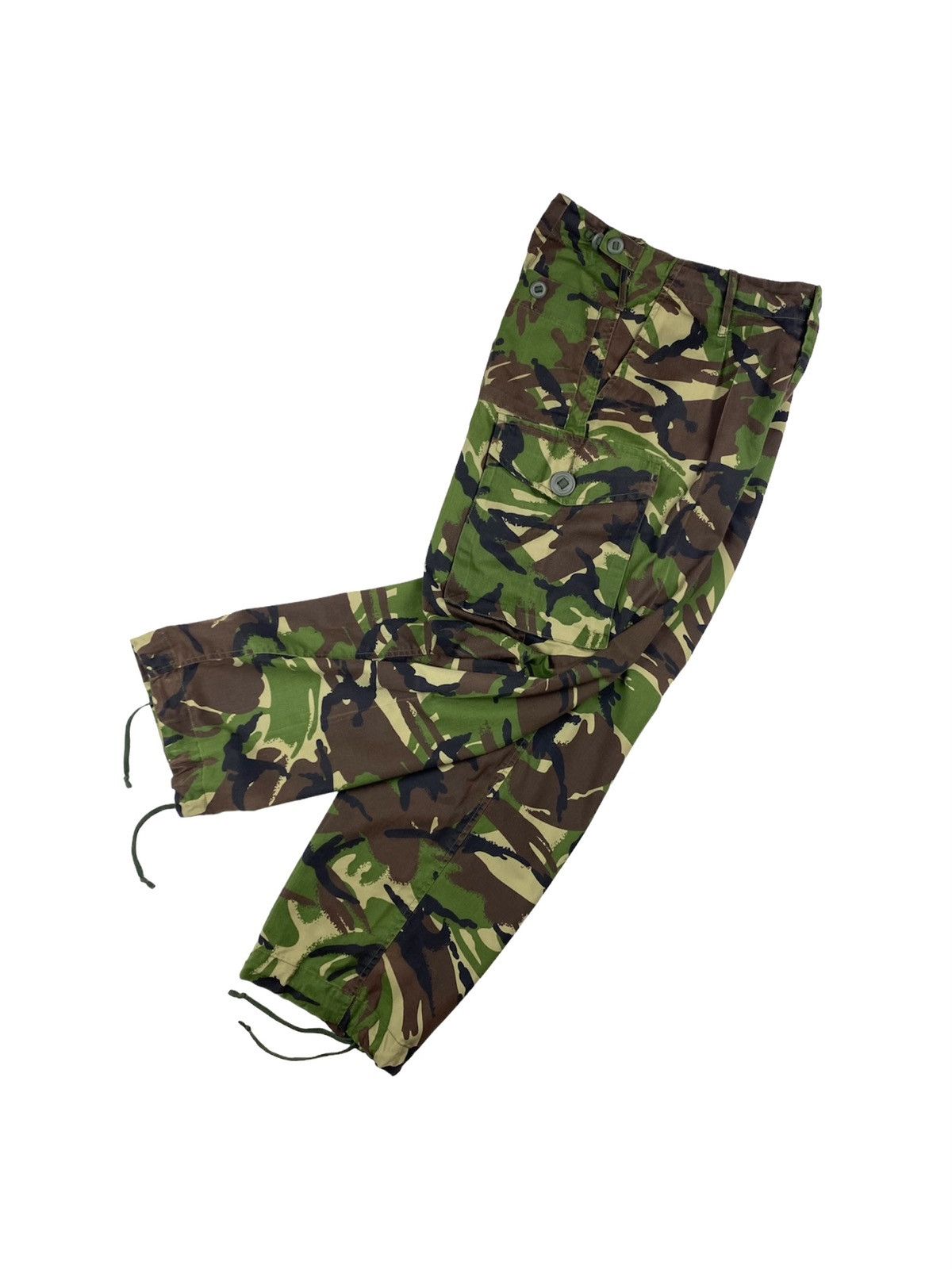 Vintage Camo Cargo Pants Military Tactical Style