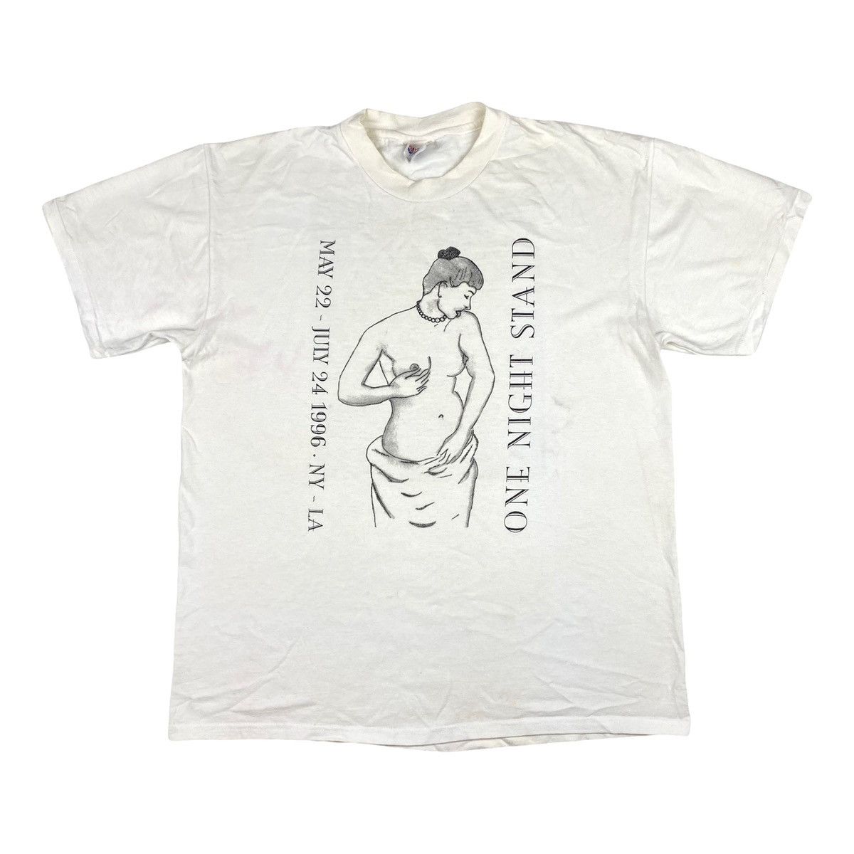 Hanes 90’s Vintage One Night Stand 1996 T Shirt Movie Tee Size US L / EU 52-54 / 3 - 1 Thumbnail