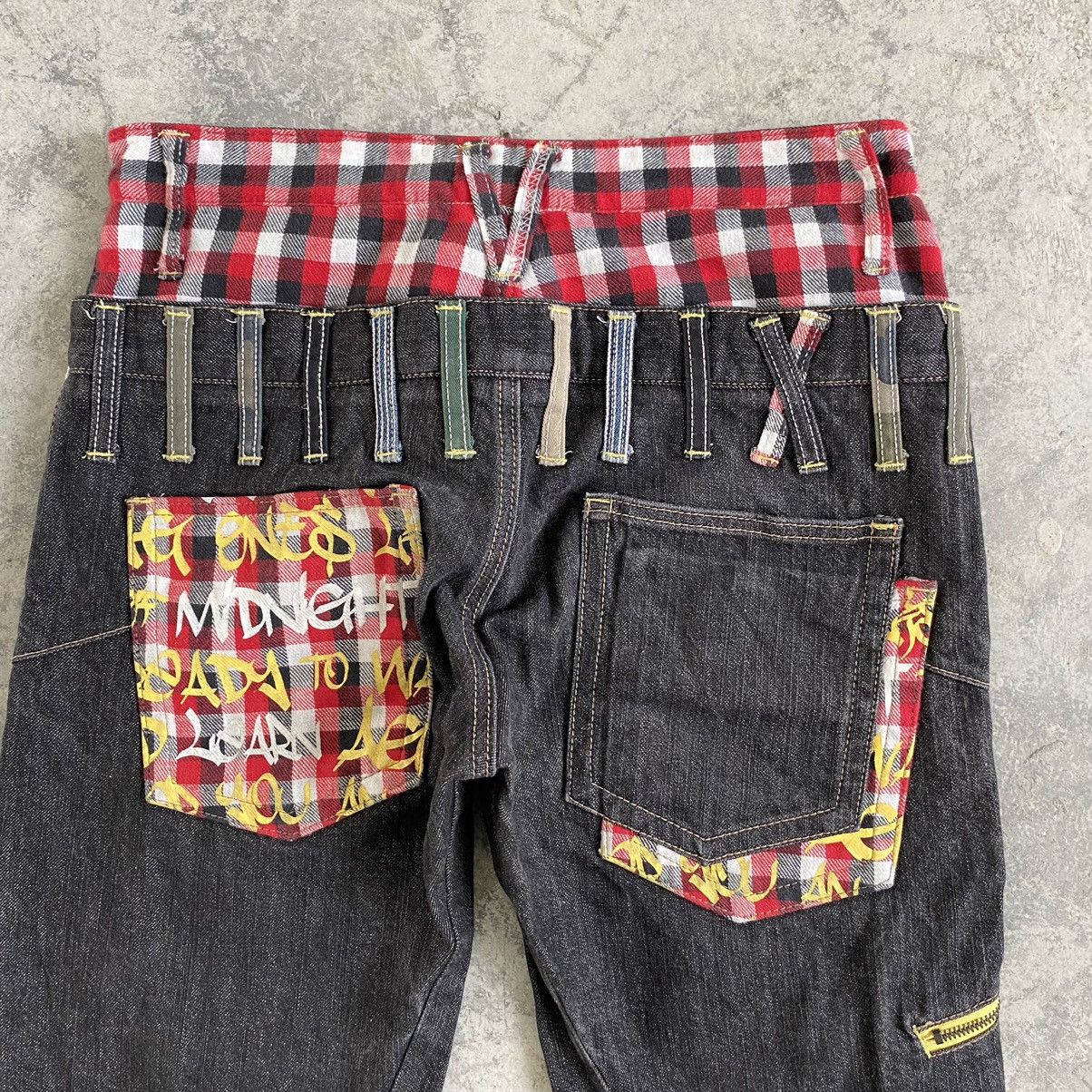 Designer Japanese Brand Antful Union Jack Double Waist Jeans Size US 30 / EU 46 - 14 Thumbnail