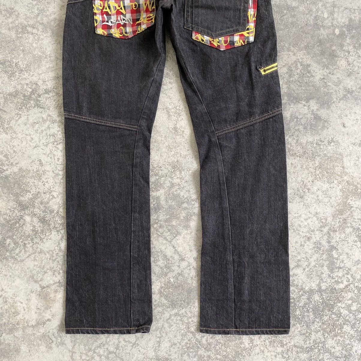 Designer Japanese Brand Antful Union Jack Double Waist Jeans Size US 30 / EU 46 - 13 Thumbnail