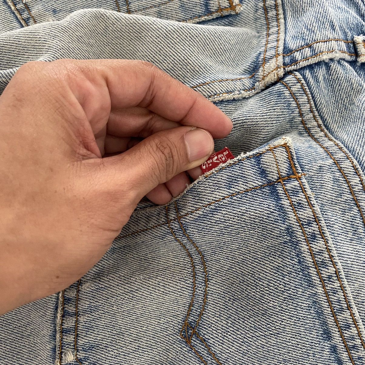 Levi's THRASHED! Vintage Mid 80's Levi's 501 Distressed Jeans Size US 29 - 15 Thumbnail