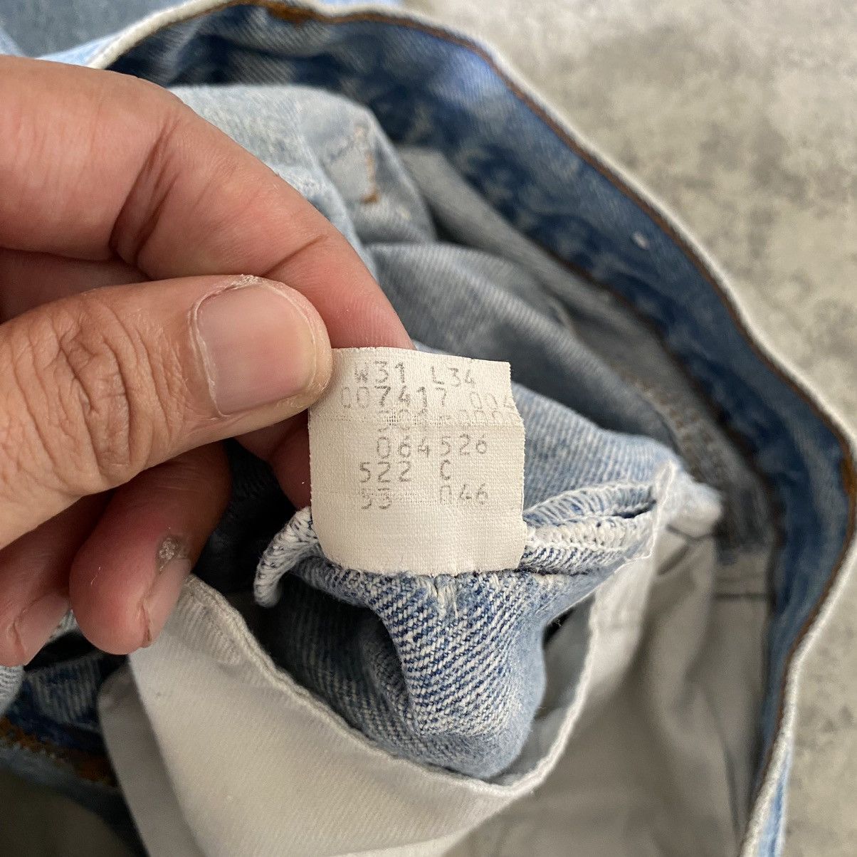 Levi's THRASHED! Vintage Mid 80's Levi's 501 Distressed Jeans Size US 29 - 17 Thumbnail