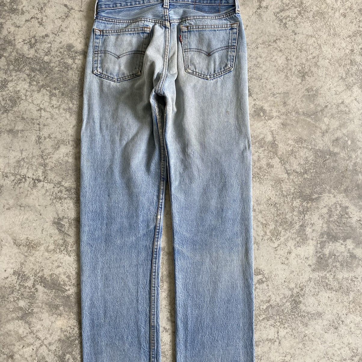 Levi's THRASHED! Vintage Mid 80's Levi's 501 Distressed Jeans Size US 29 - 14 Thumbnail