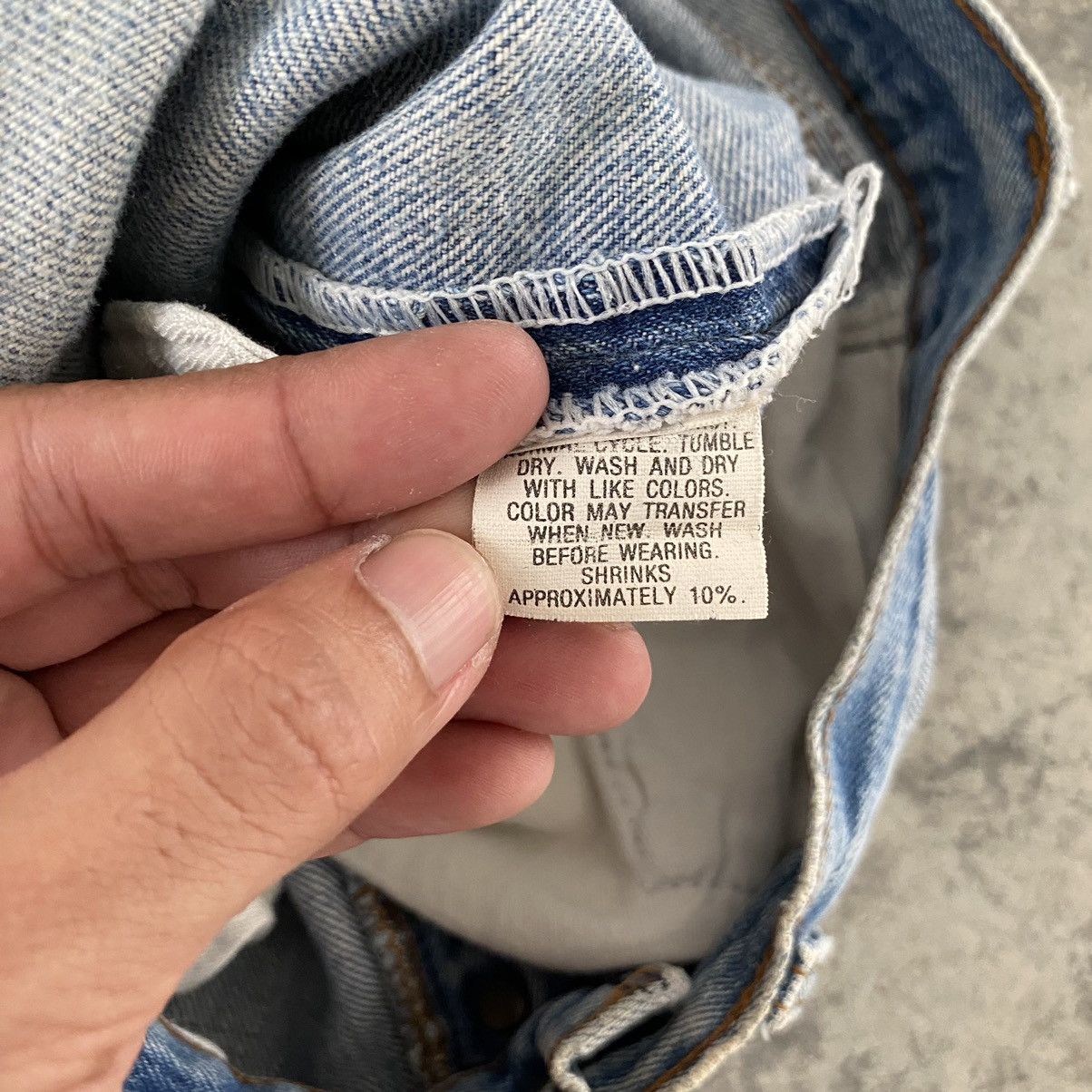Levi's THRASHED! Vintage Mid 80's Levi's 501 Distressed Jeans Size US 29 - 16 Thumbnail