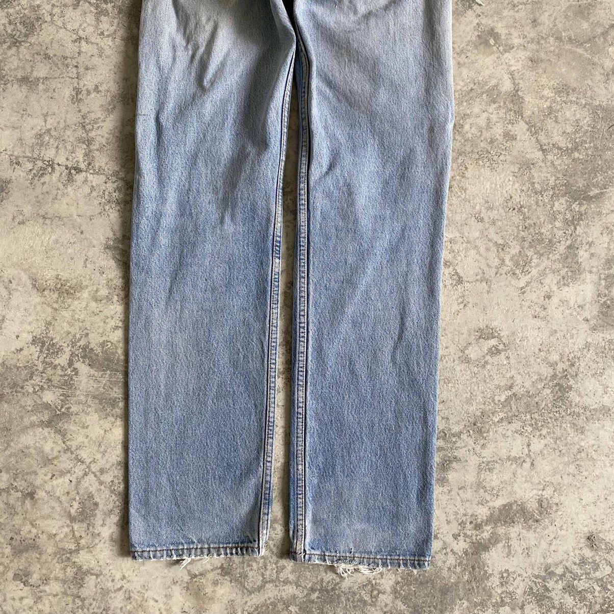 Levi's Trashed VTG 90's Levi's 501 Ripped Denim Jeans Size US 29 - 13 Thumbnail