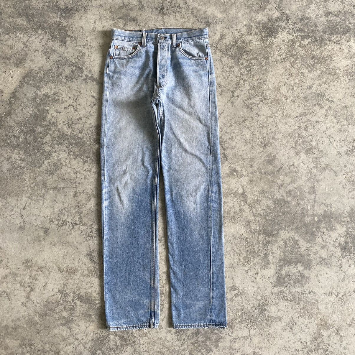 Levi's Vintage Late 80’s Levi's 501 Faded Blue Denim Jeans Size US 29 - 1 Thumbnail
