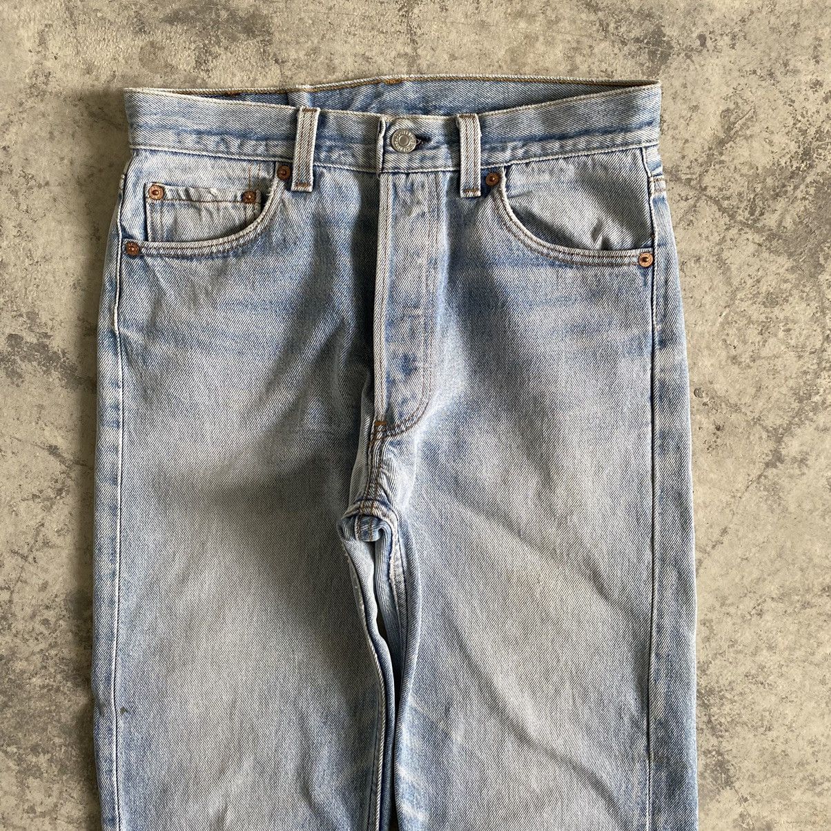 Levi's Vintage Late 80’s Levi's 501 Faded Blue Denim Jeans Size US 29 - 6 Thumbnail