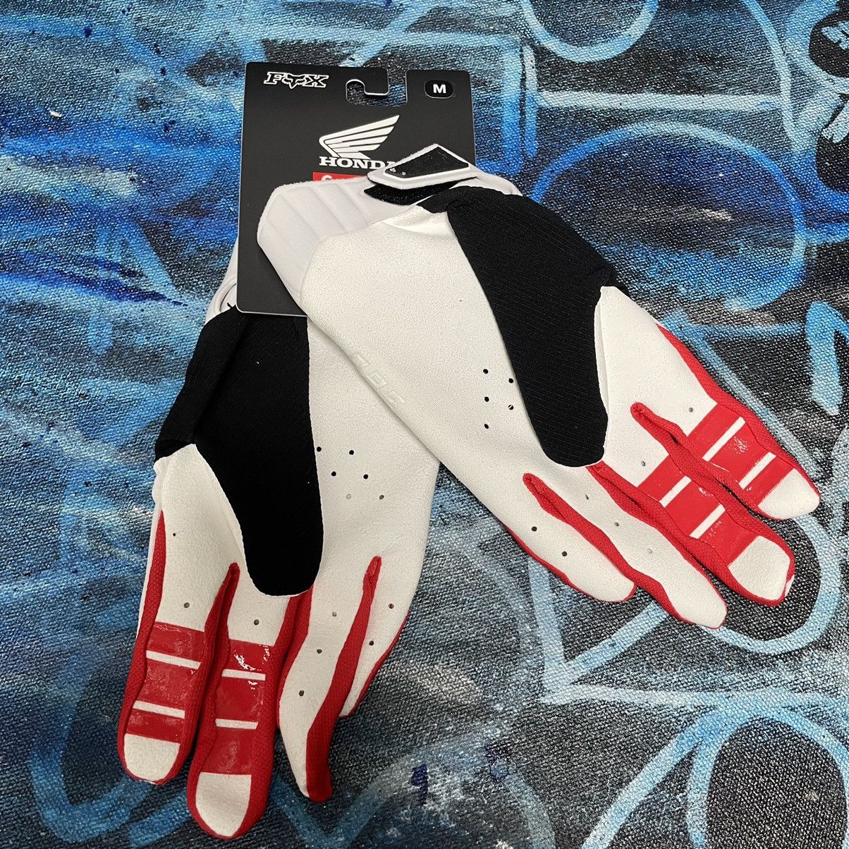 Honda Supreme Gloves Supreme X Honda Fox Racing Gloves Red