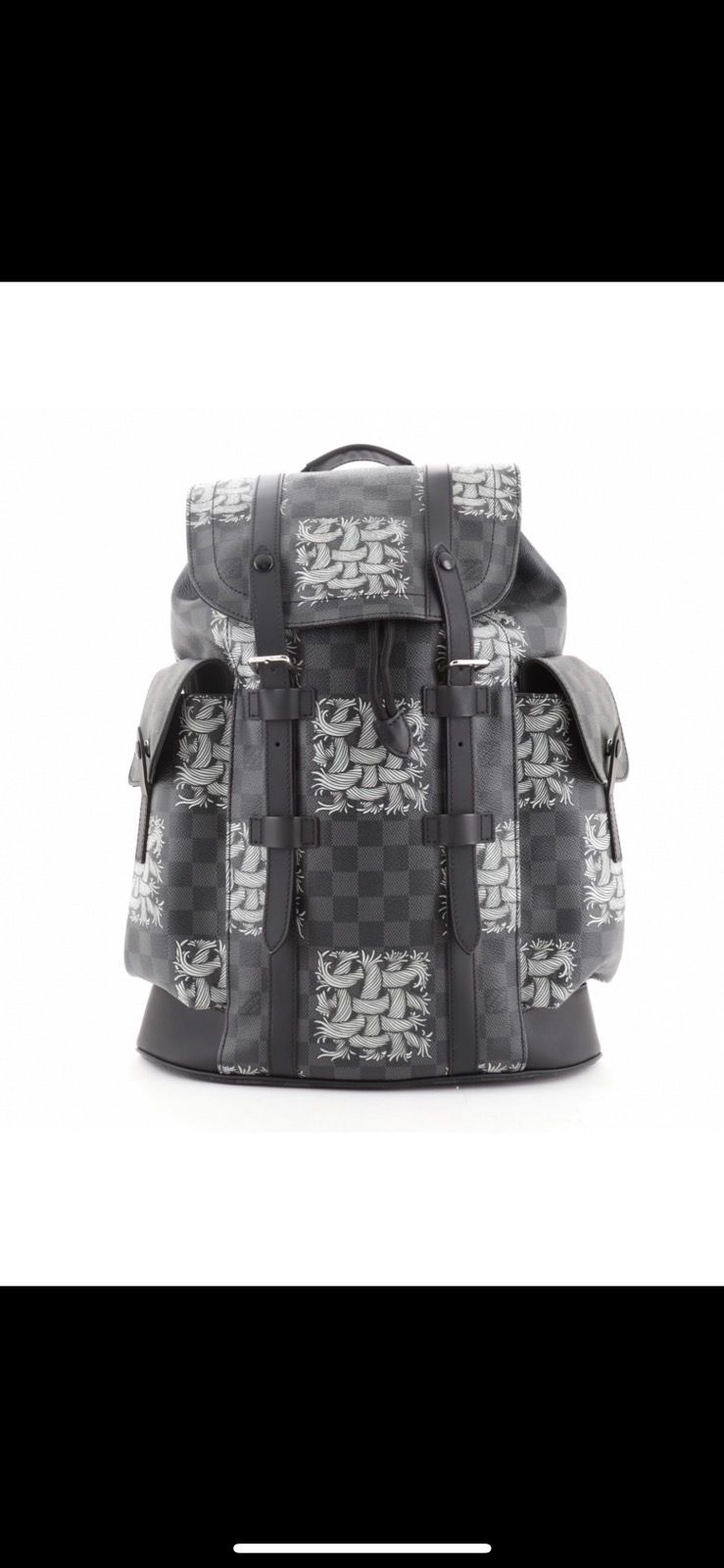 Louis Vuitton, Bags, Louis Vuitton Josh Backpack Limited Edition Nemeth  Damier Graphite Black Print
