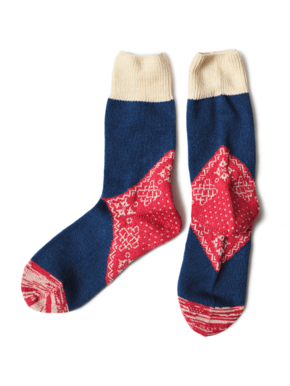 image of Kapital Bandana Socks, Men's