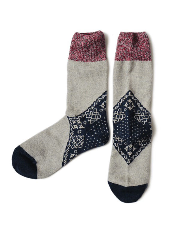image of Kapital Bandana Socks, Men's