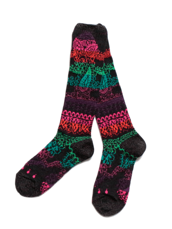 Pre-owned Kapital Rainbow Henna Socks