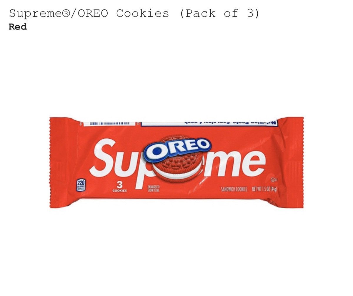 Supreme hot sale oreos grailed